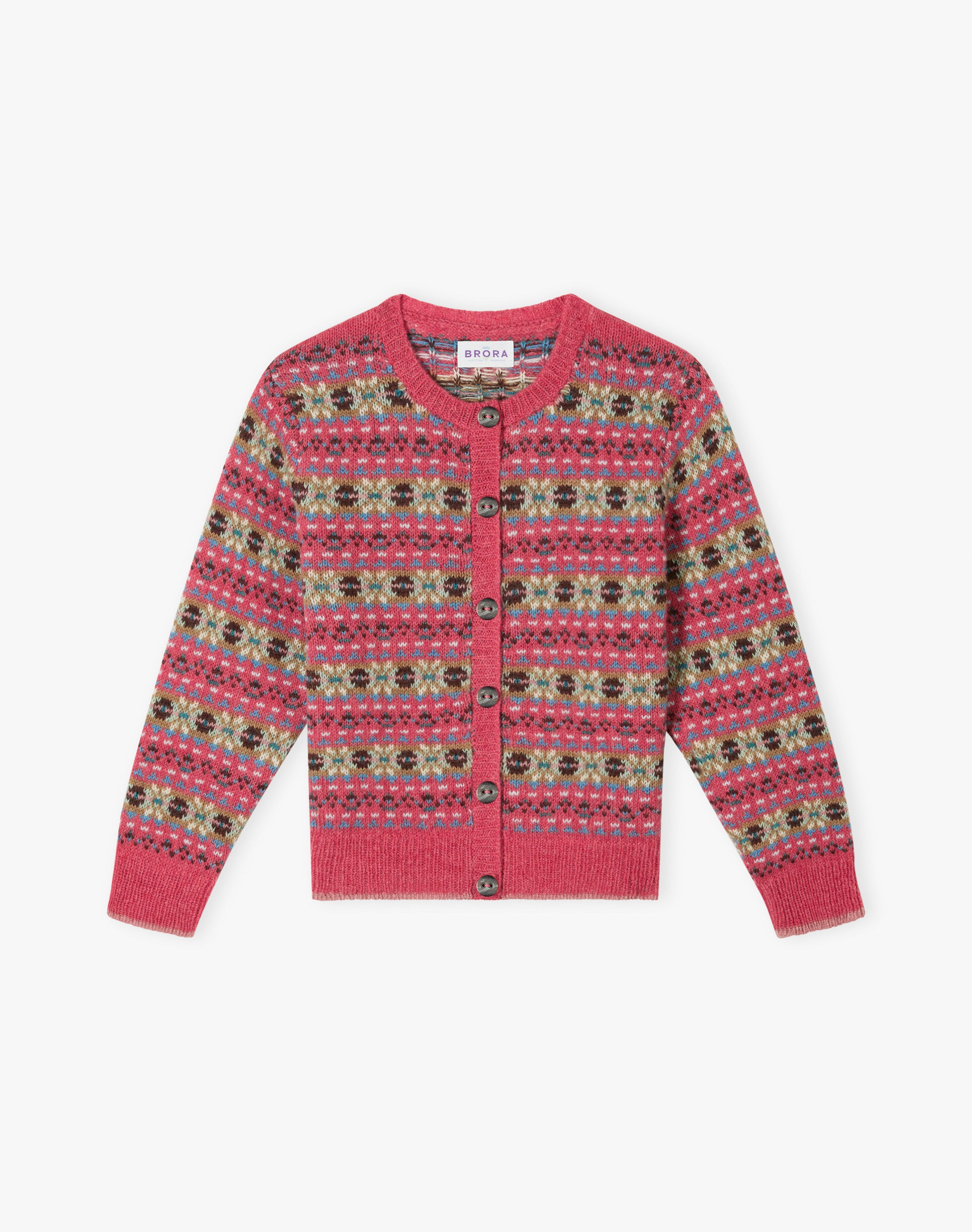 Merino Lambswool Fair Isle Cardigan