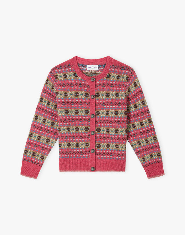 Merino Lambswool Fair Isle Cardigan