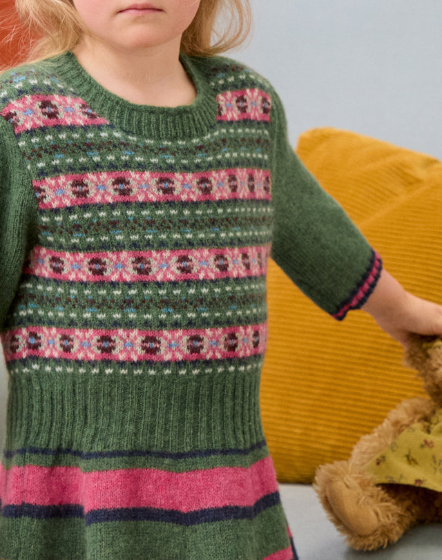 Merino Lambswool Stripy Dress