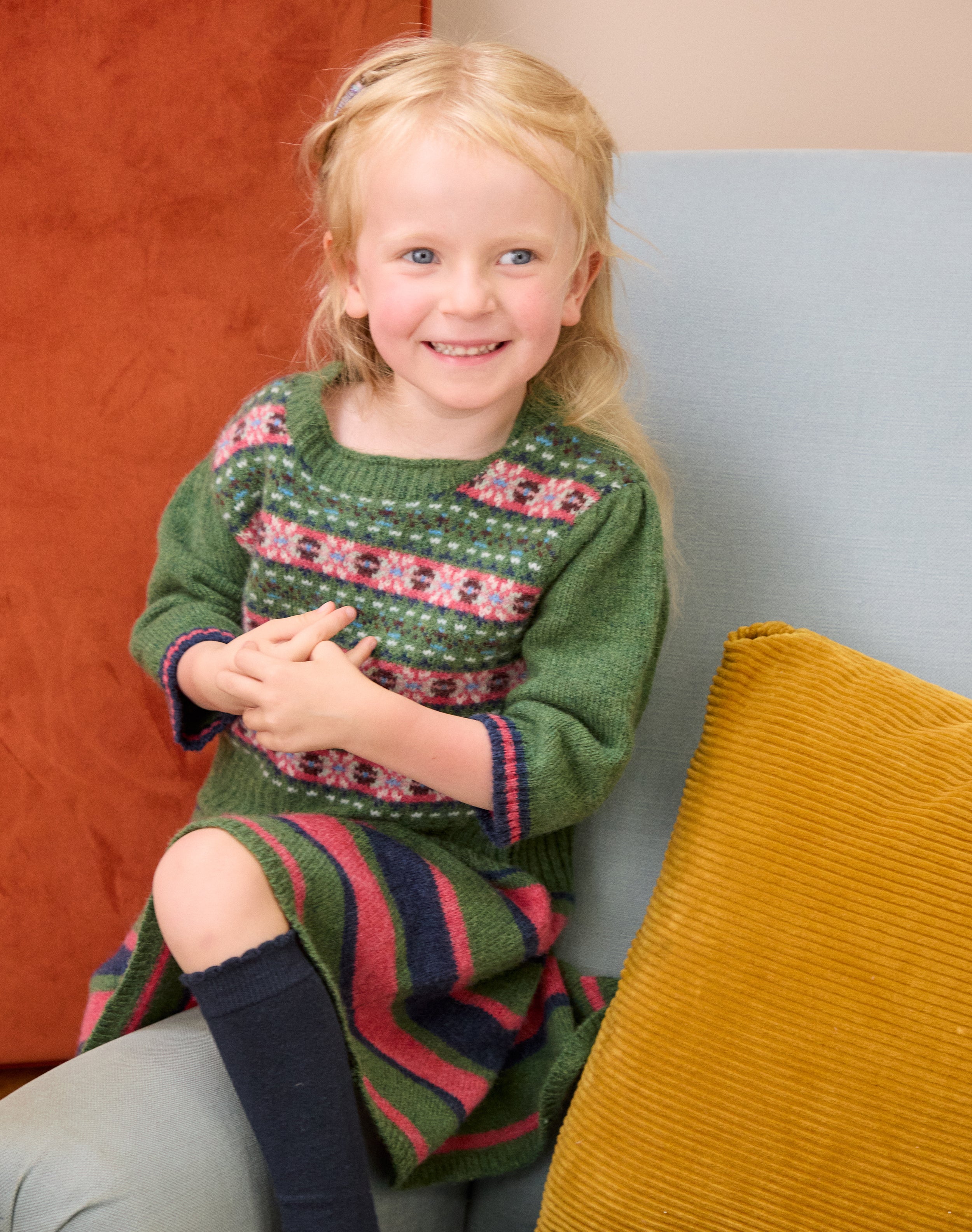 Merino Lambswool Stripy Dress