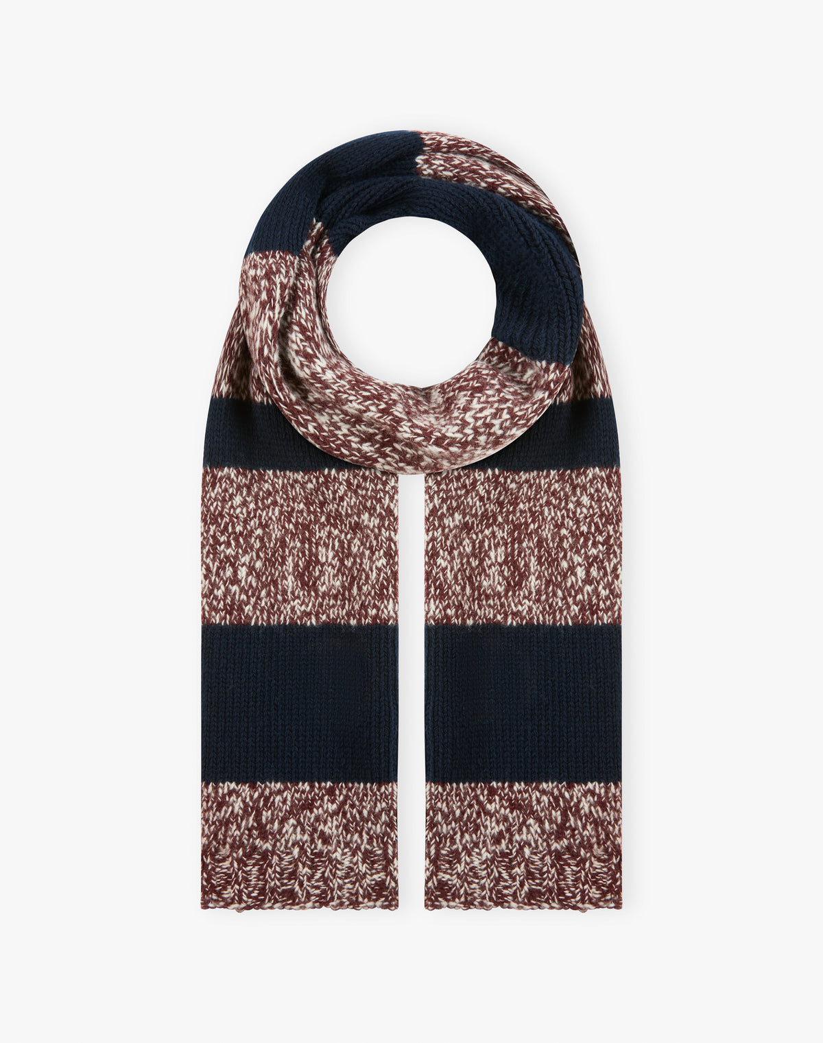 The Marl Colour Block Scarf