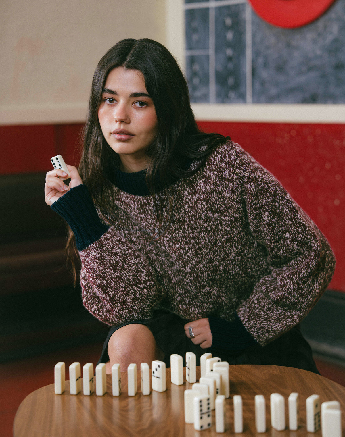 The Marl Colour Block Jumper