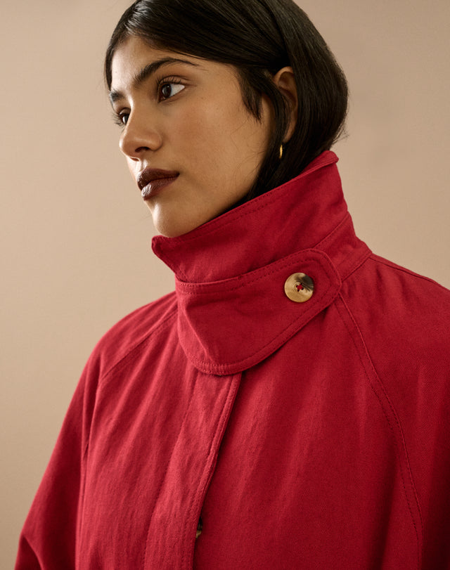 The Red Trench Coat