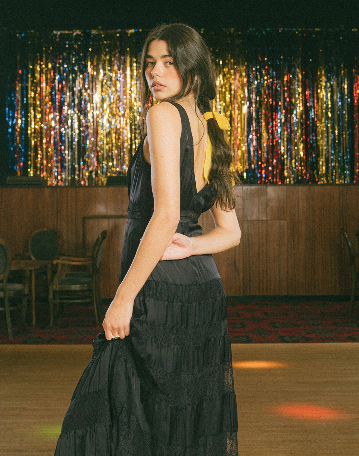 The Satin Lace Dress