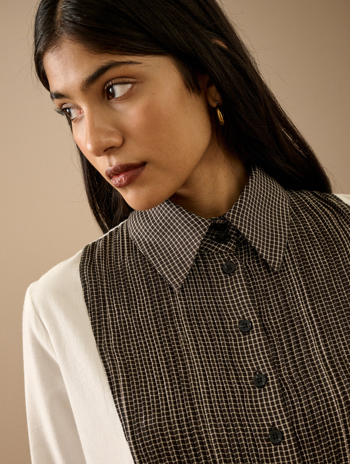 The Patchwork Bib Shirt