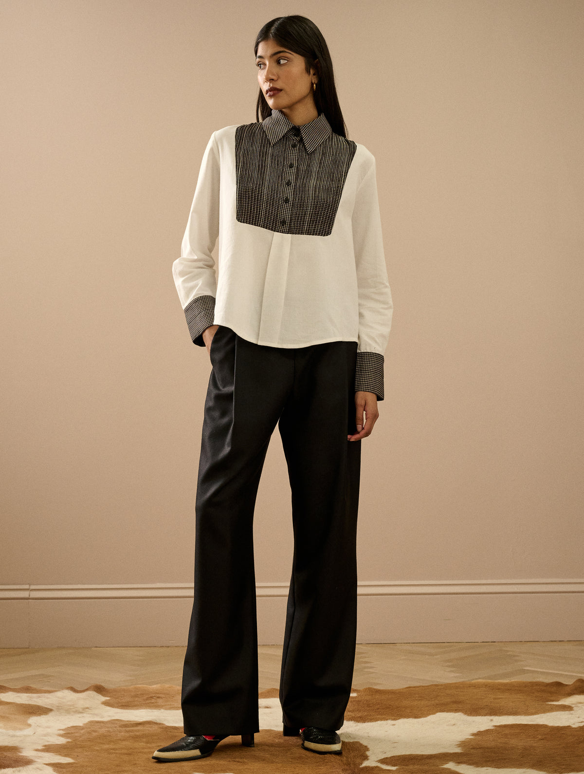 The Patchwork Bib Shirt