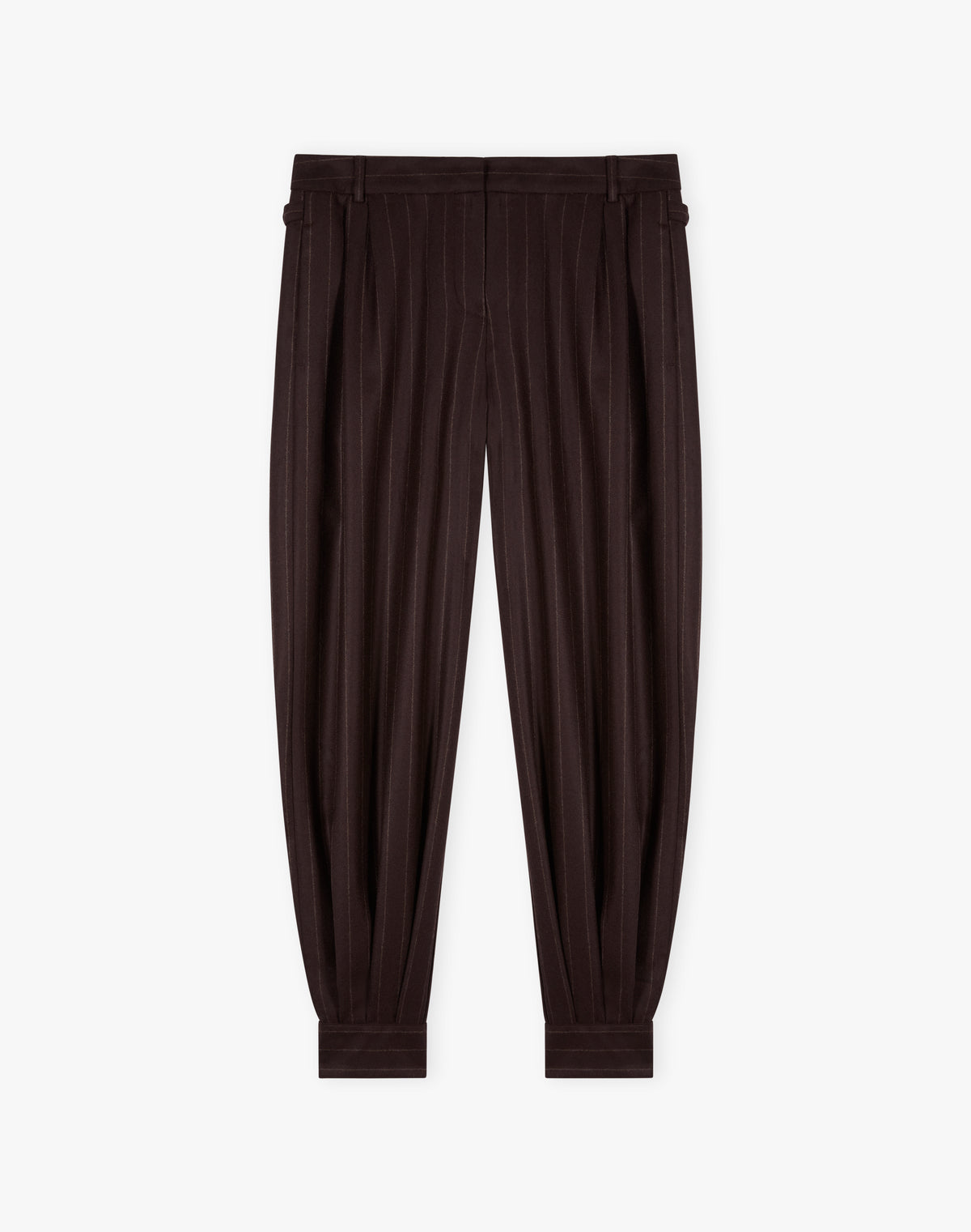 The Wool Pin Stripe Trousers