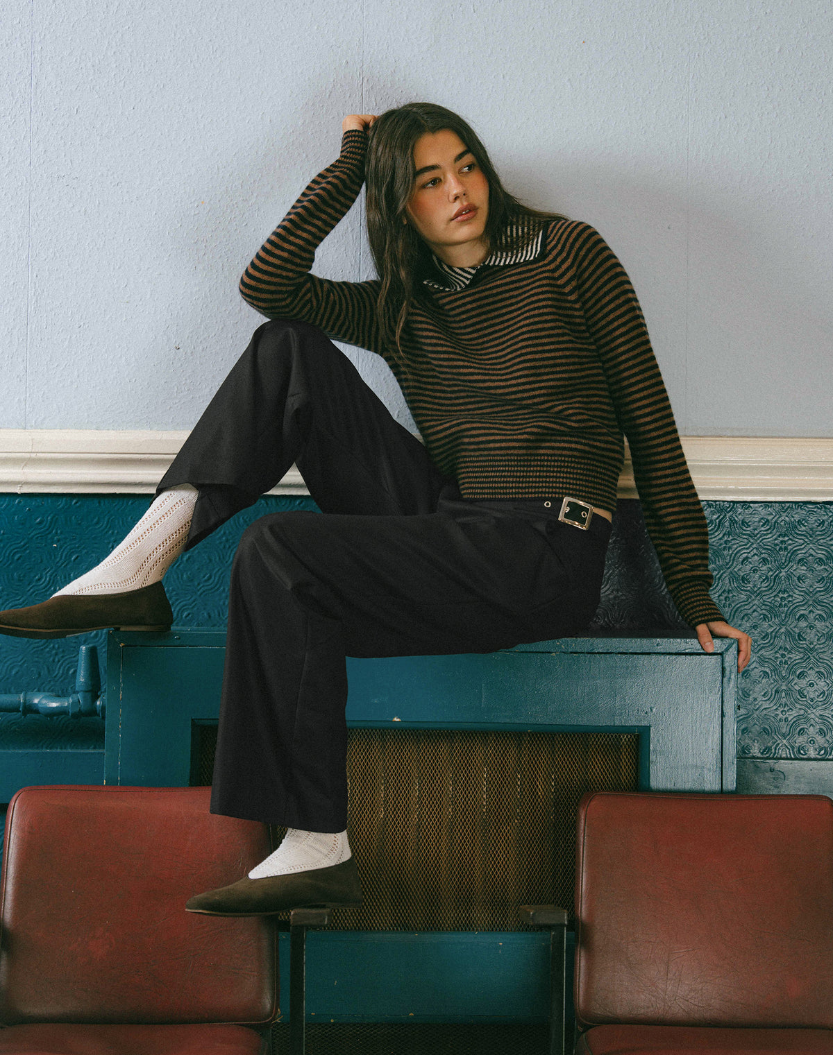 The Wool Buckle Trousers