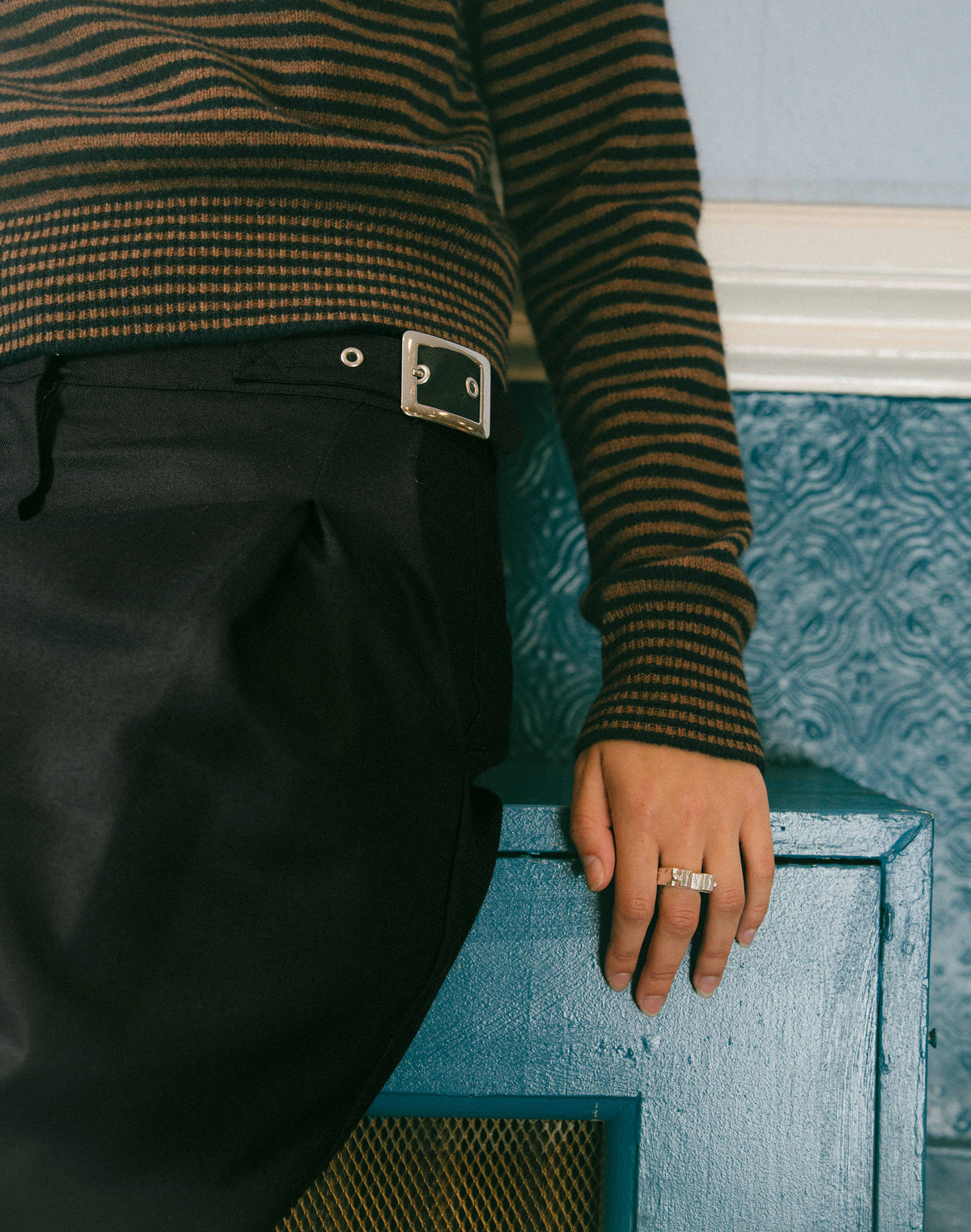 The Wool Buckle Trousers