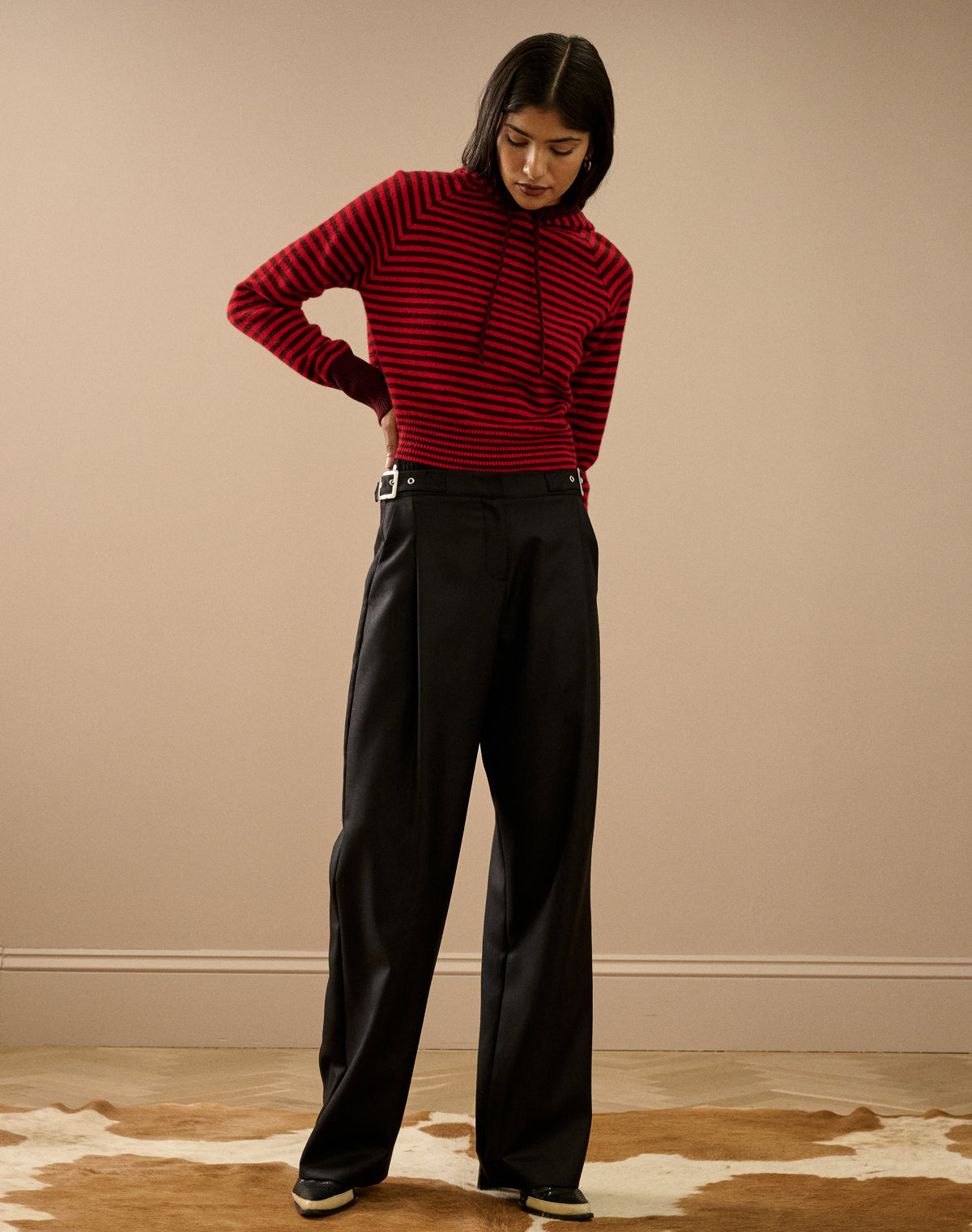 The Wool Buckle Trousers