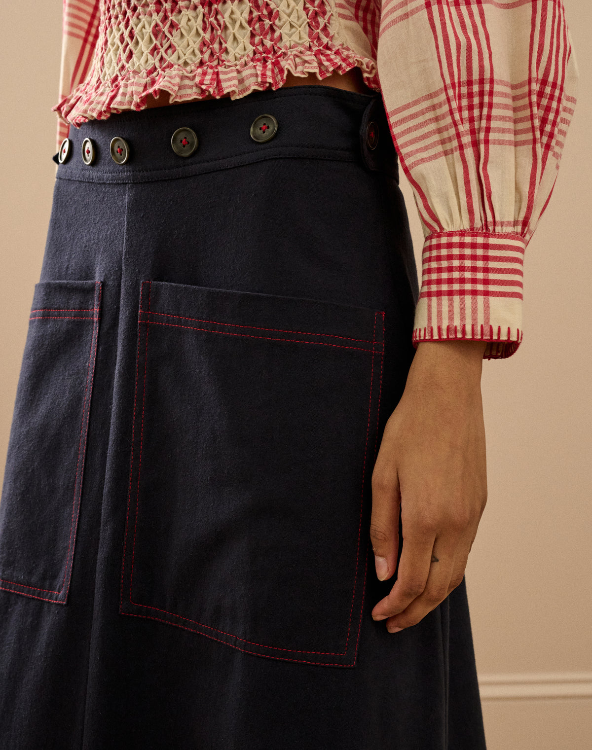 The Workwear Wrap Skirt