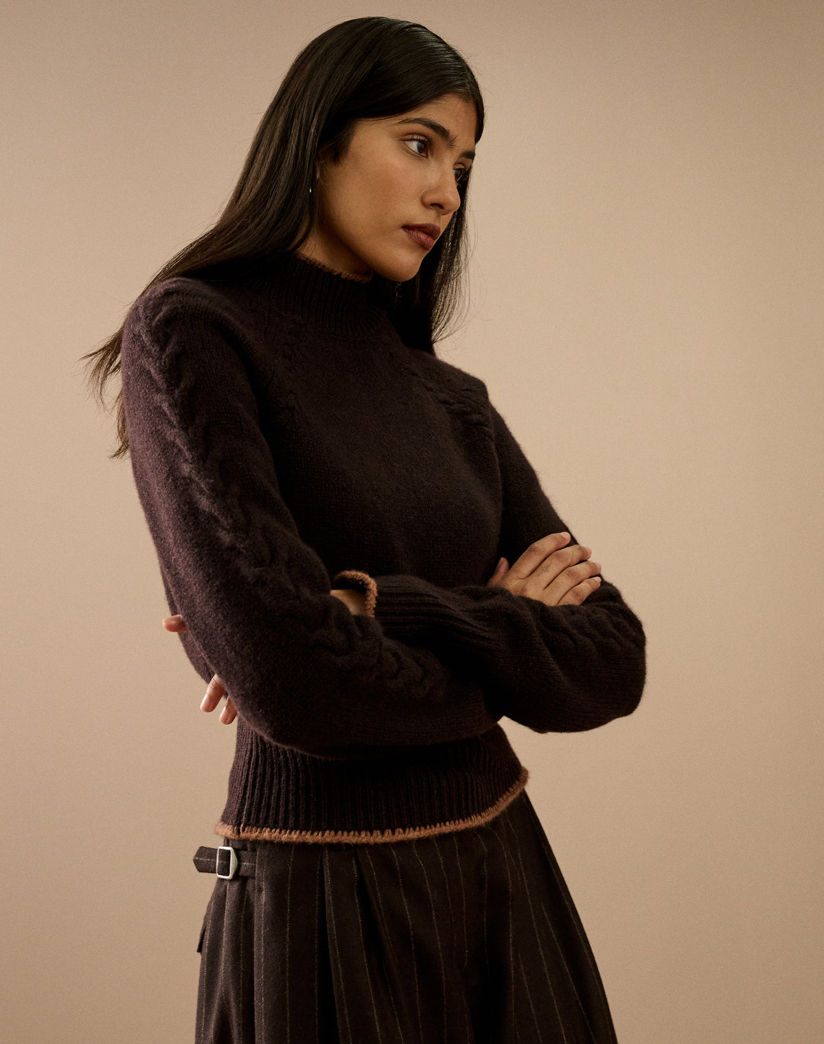 The Supersoft Lambswool Cable Jumper