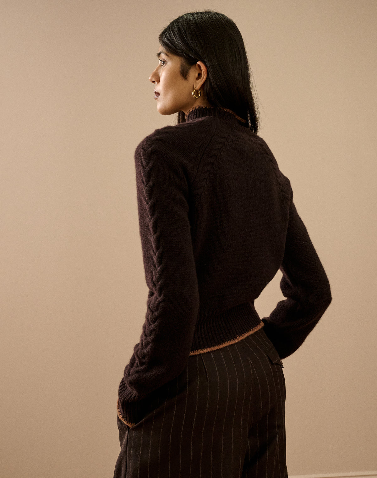 The Supersoft Lambswool Cable Jumper