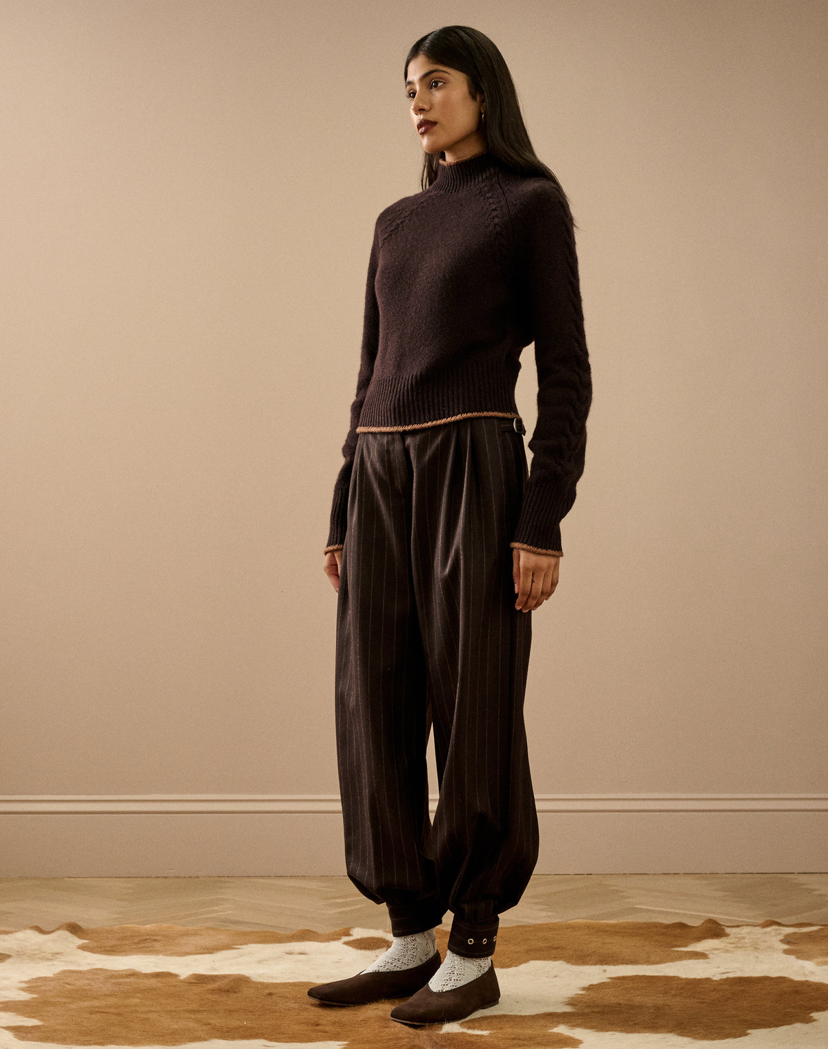 The Supersoft Lambswool Cable Jumper
