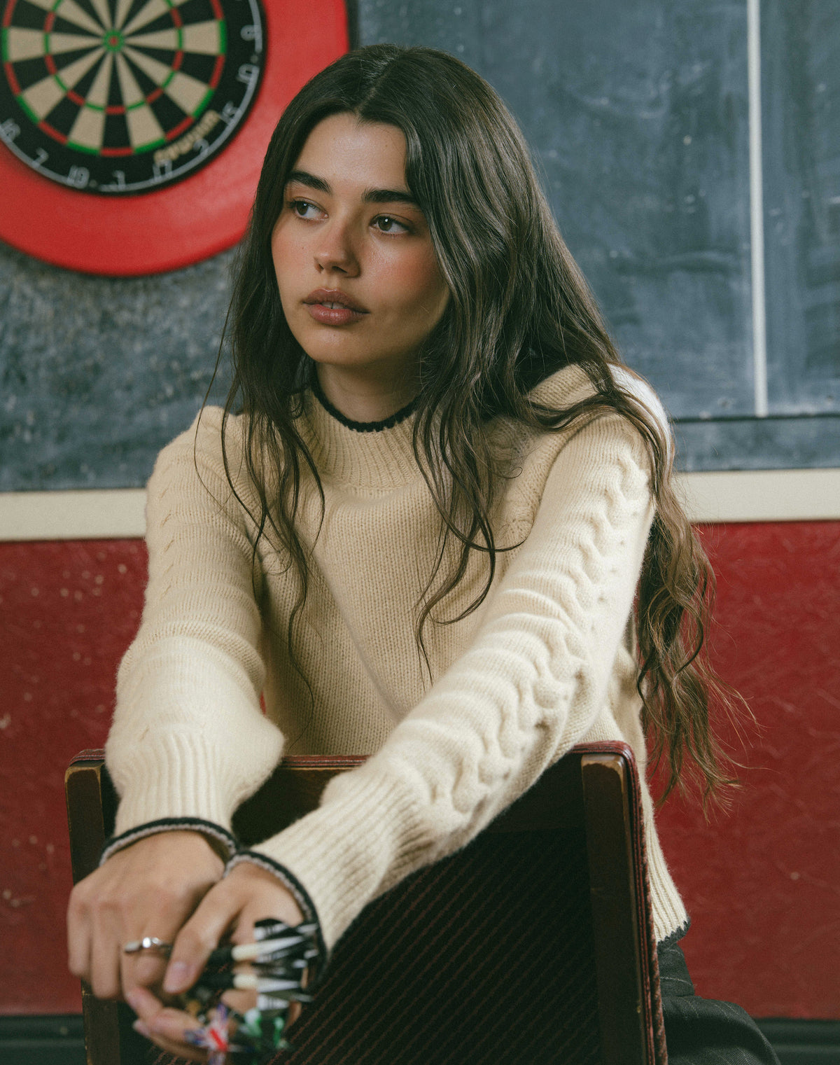 The Supersoft Lambswool Cable Jumper