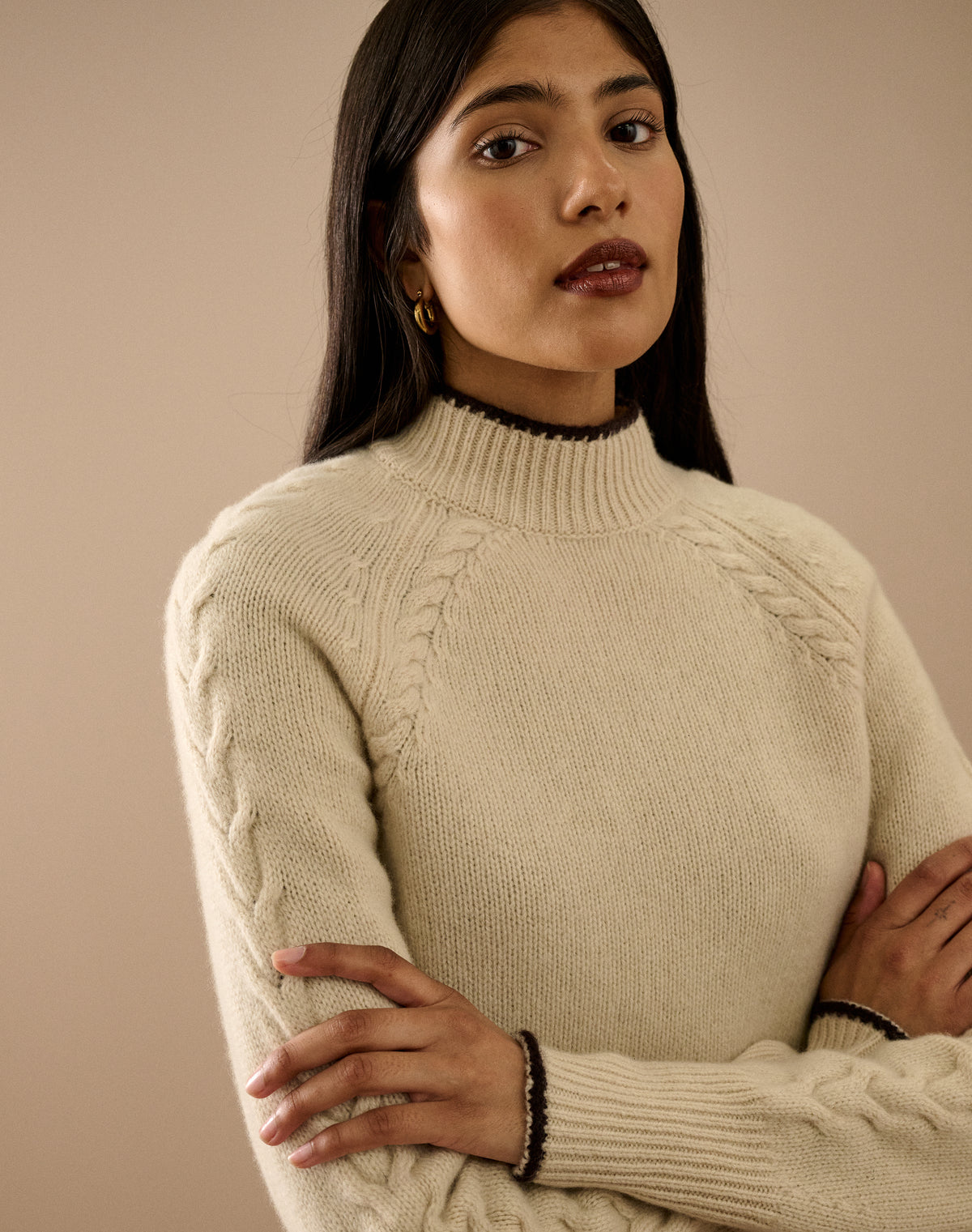 The Supersoft Lambswool Cable Jumper