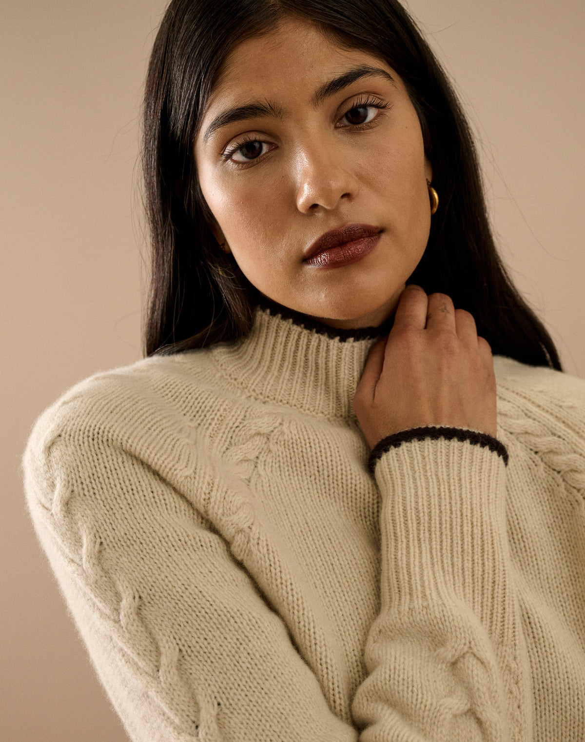The Supersoft Lambswool Cable Jumper