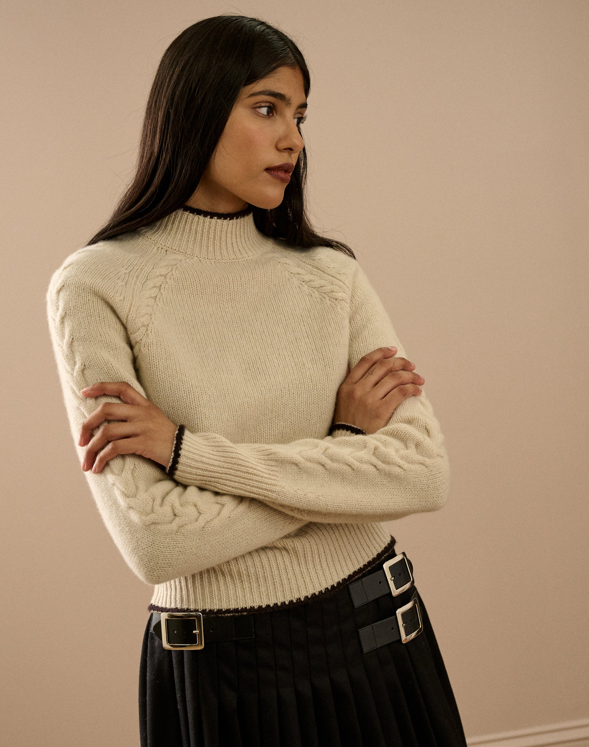 The Supersoft Lambswool Cable Jumper