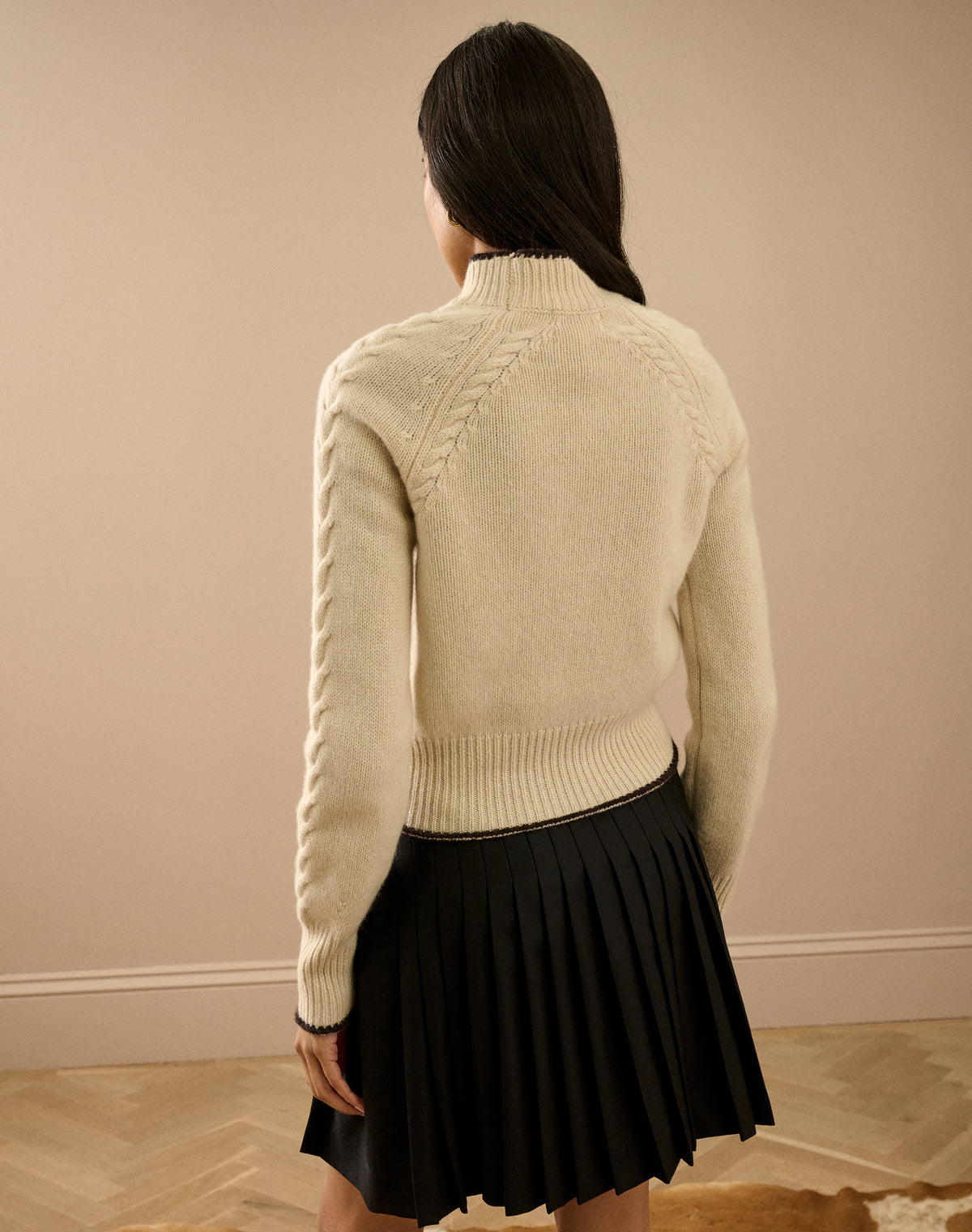 The Supersoft Lambswool Cable Jumper