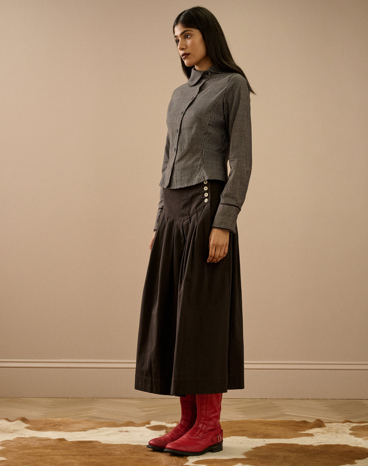 The Asymmetric Check Shirt