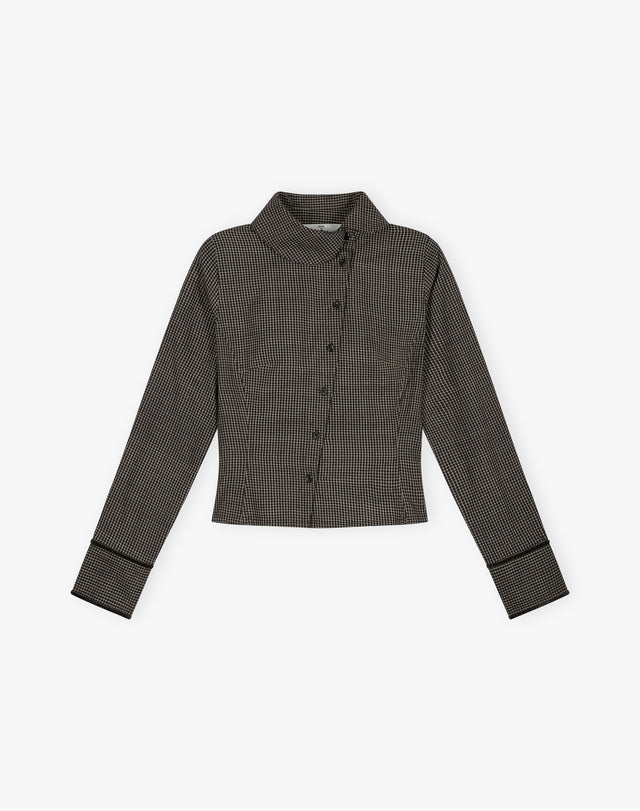 The Asymmetric Check Shirt