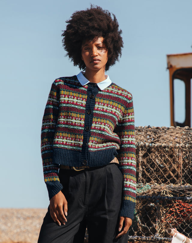 Merino Lambswool Fair Isle Cardigan