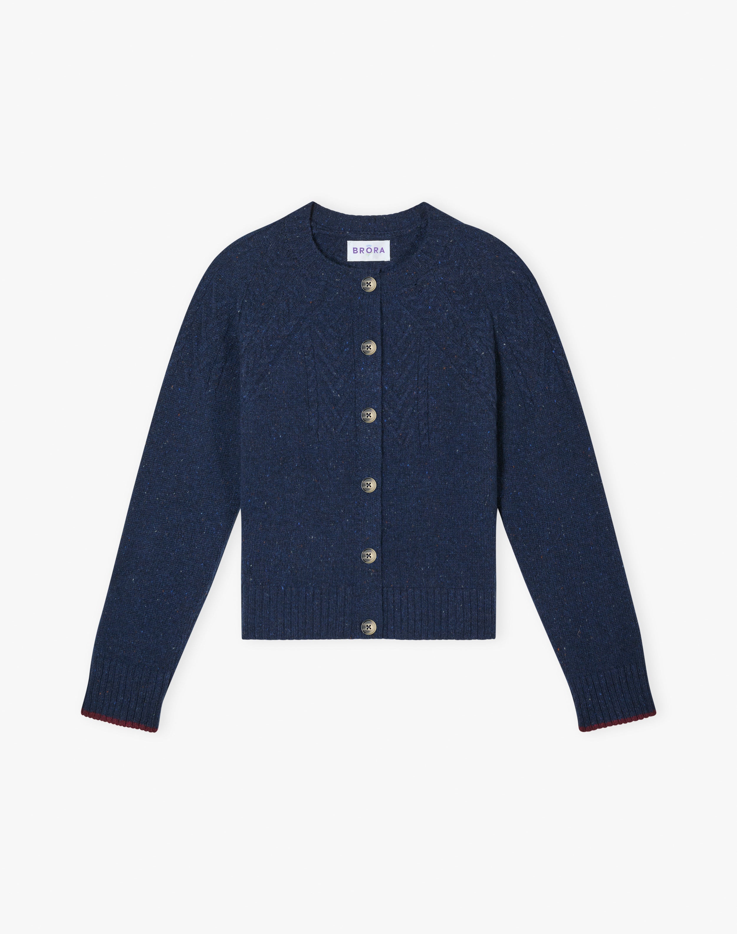Wool Donegal Guernsey Cardigan