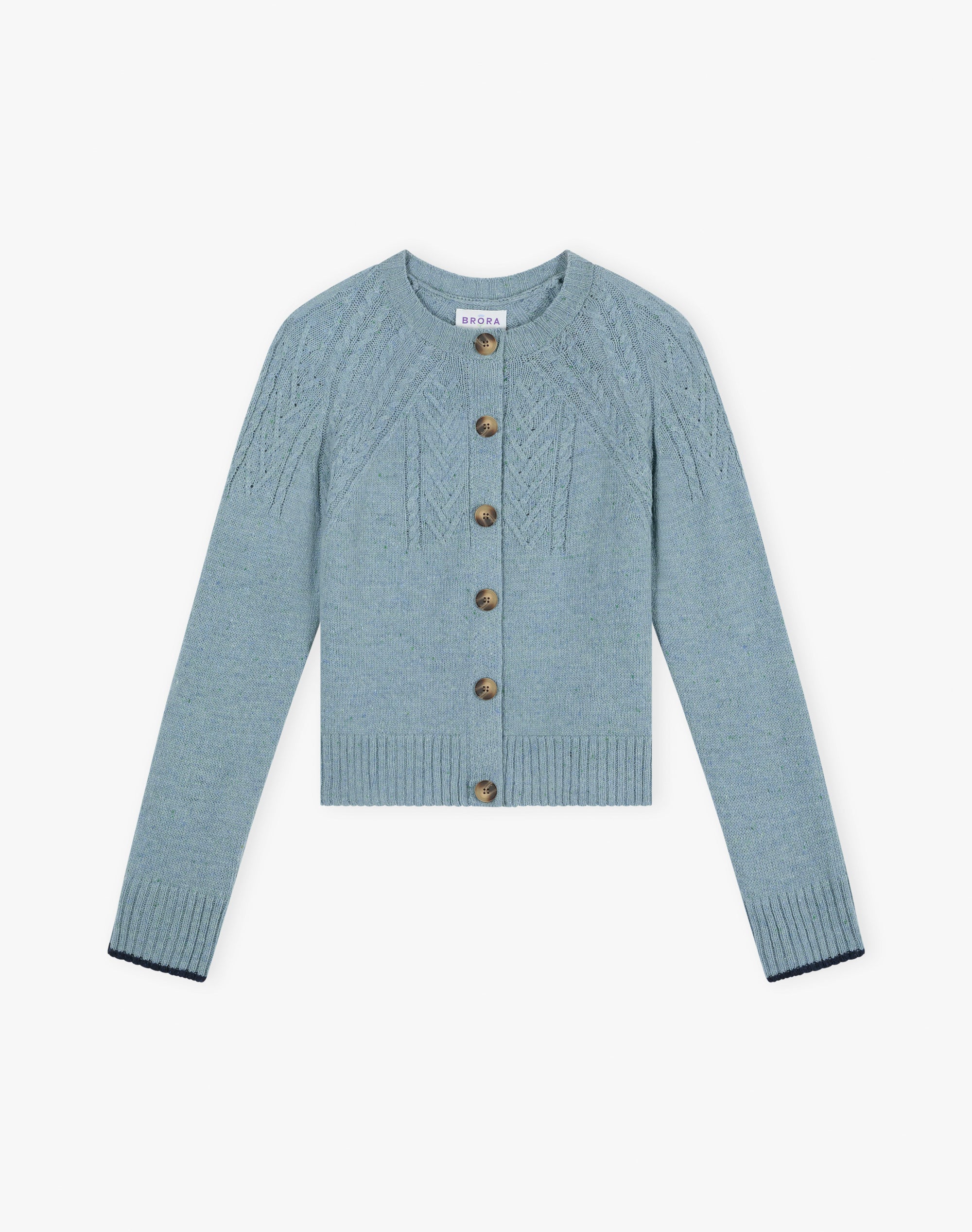 Wool Donegal Guernsey Cardigan