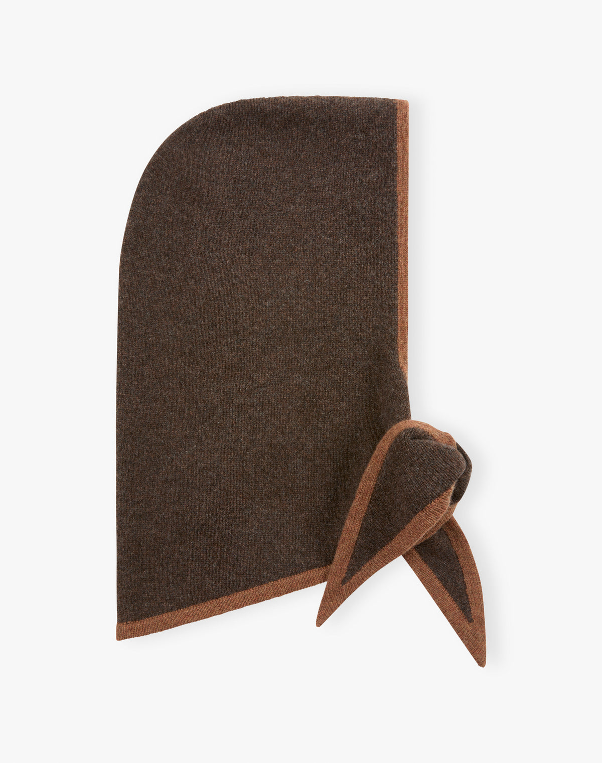 Supersoft Lambswool Hooded Neck Tie