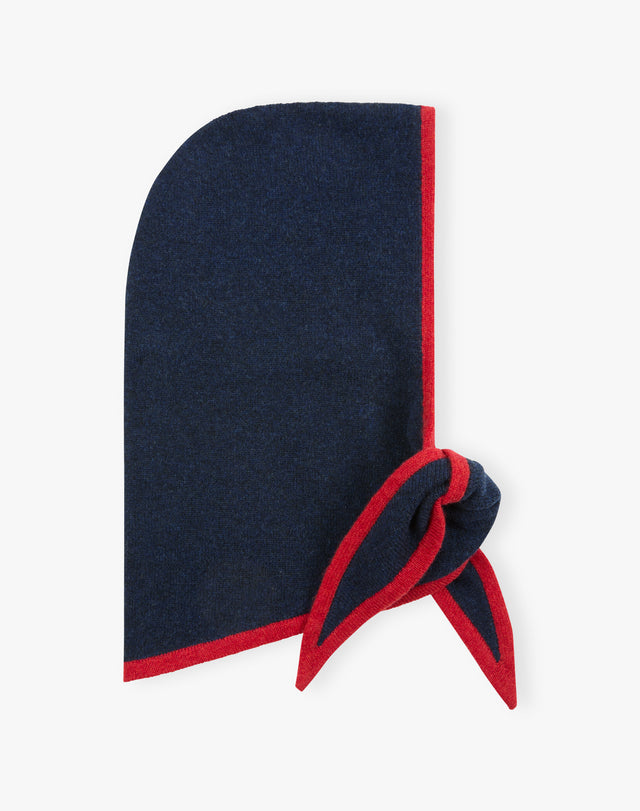 Supersoft Lambswool Hooded Neck Tie