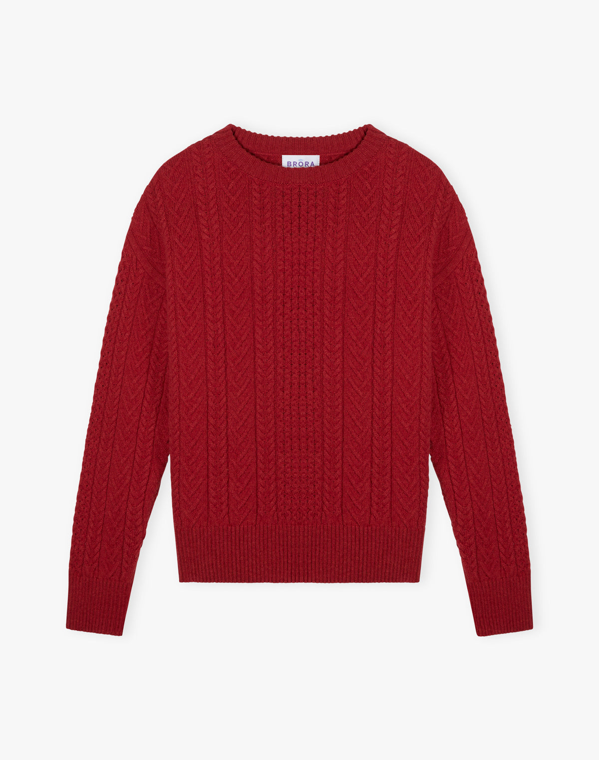Supersoft Lambswool Aran Jumper