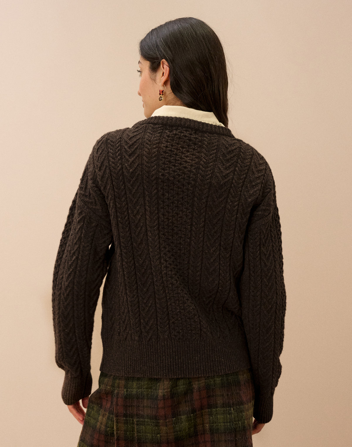 Supersoft Lambswool Aran Jumper