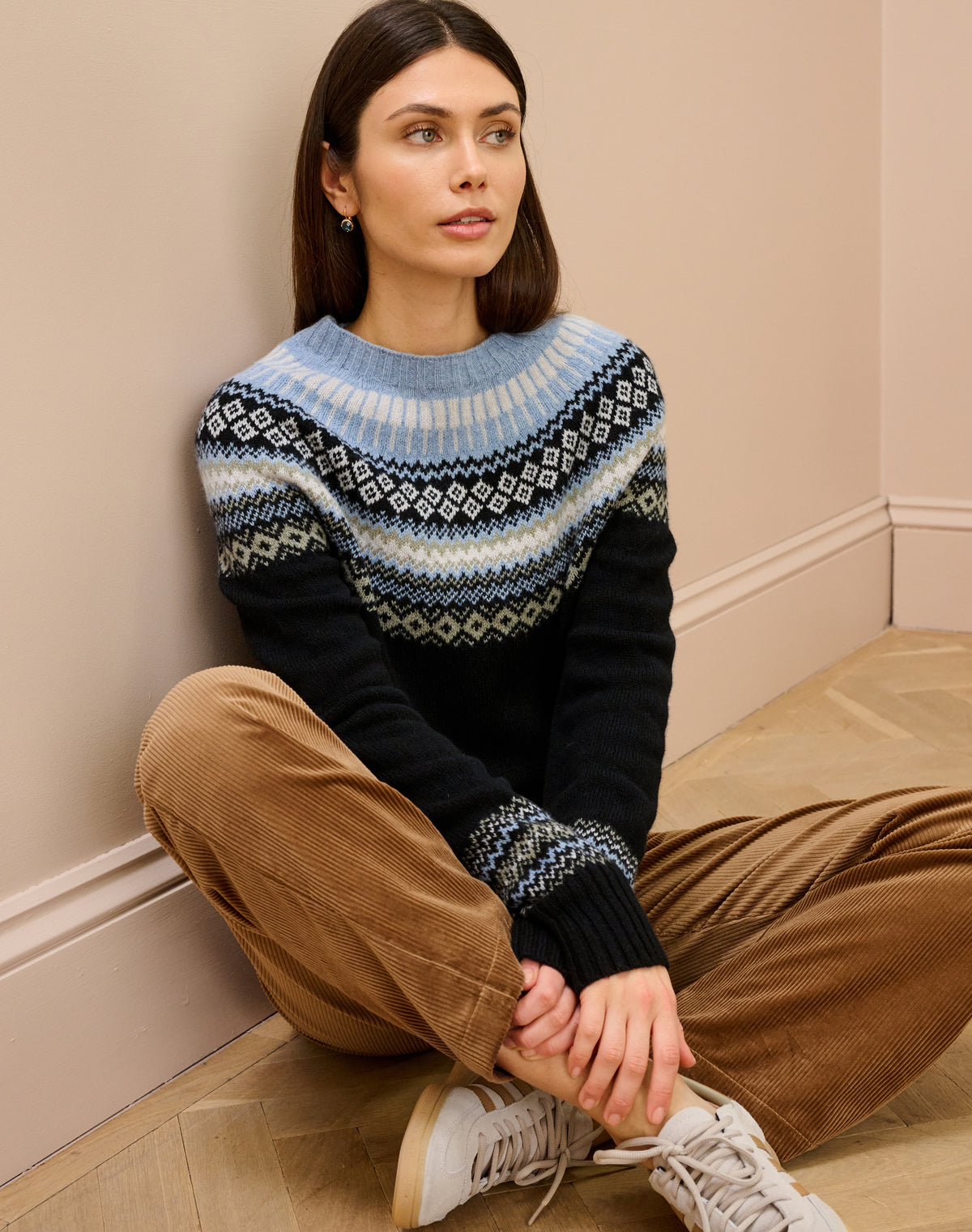 Supersoft Lambswool Fairisle Yoke Jumper