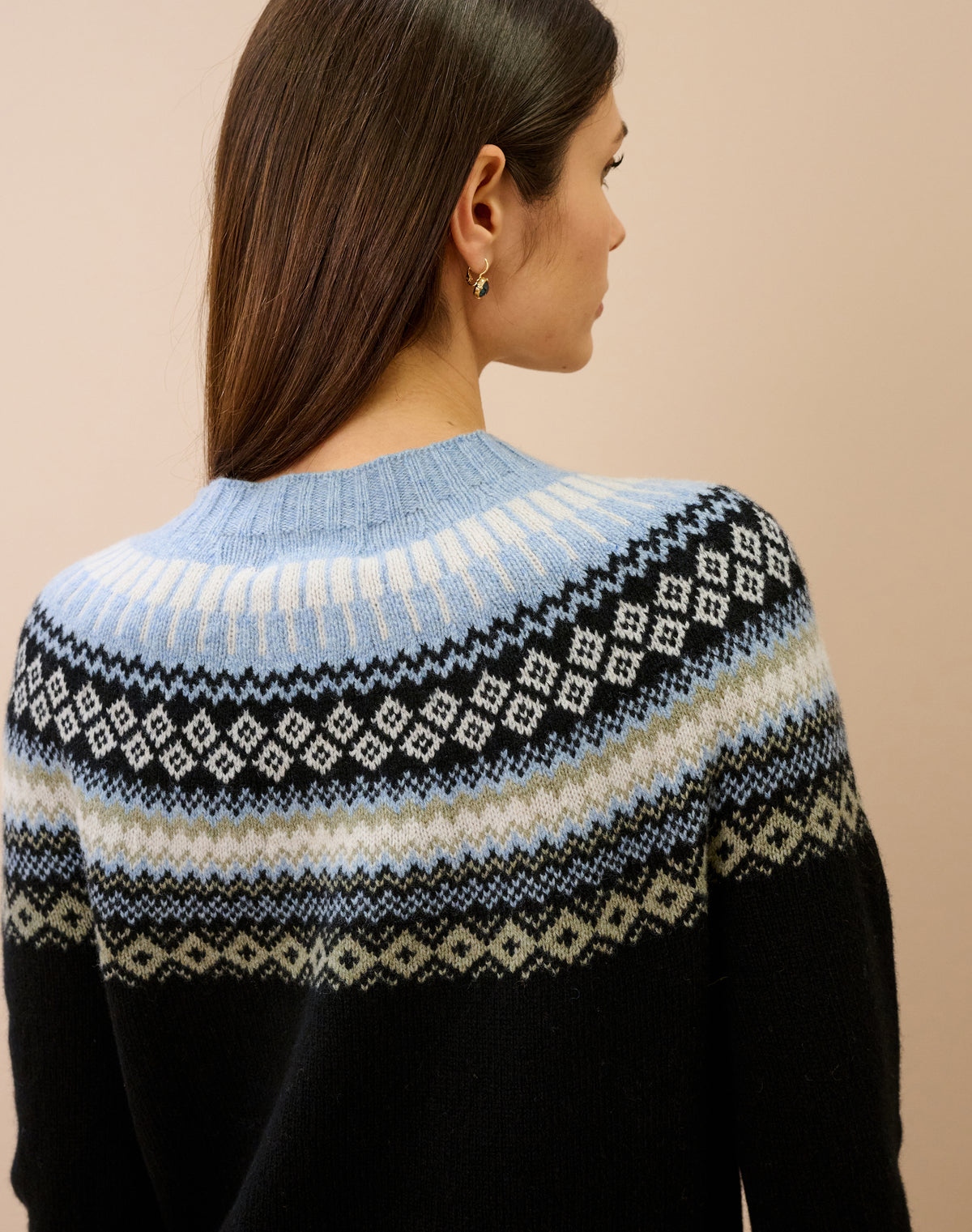 Supersoft Lambswool Fairisle Yoke Jumper