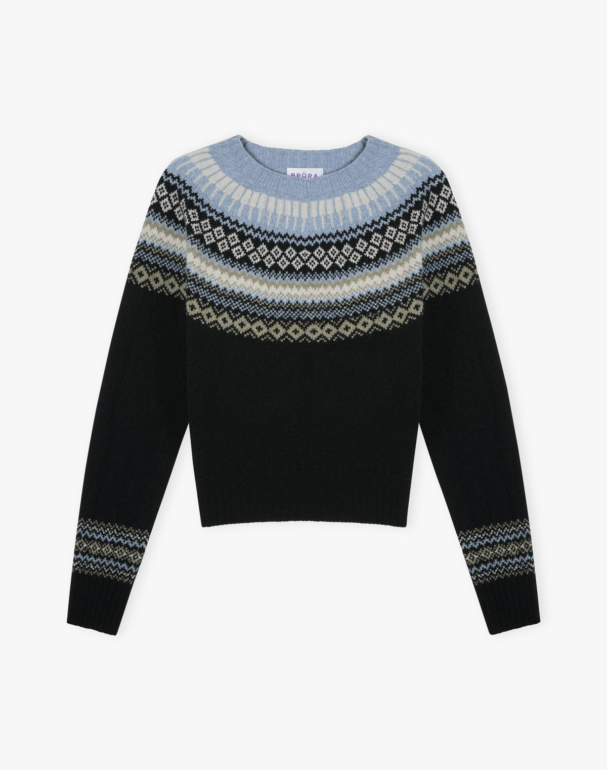 Supersoft Lambswool Fairisle Yoke Jumper