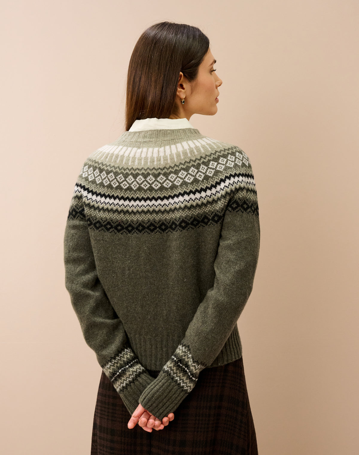 Supersoft Lambswool Fairisle Yoke Jumper