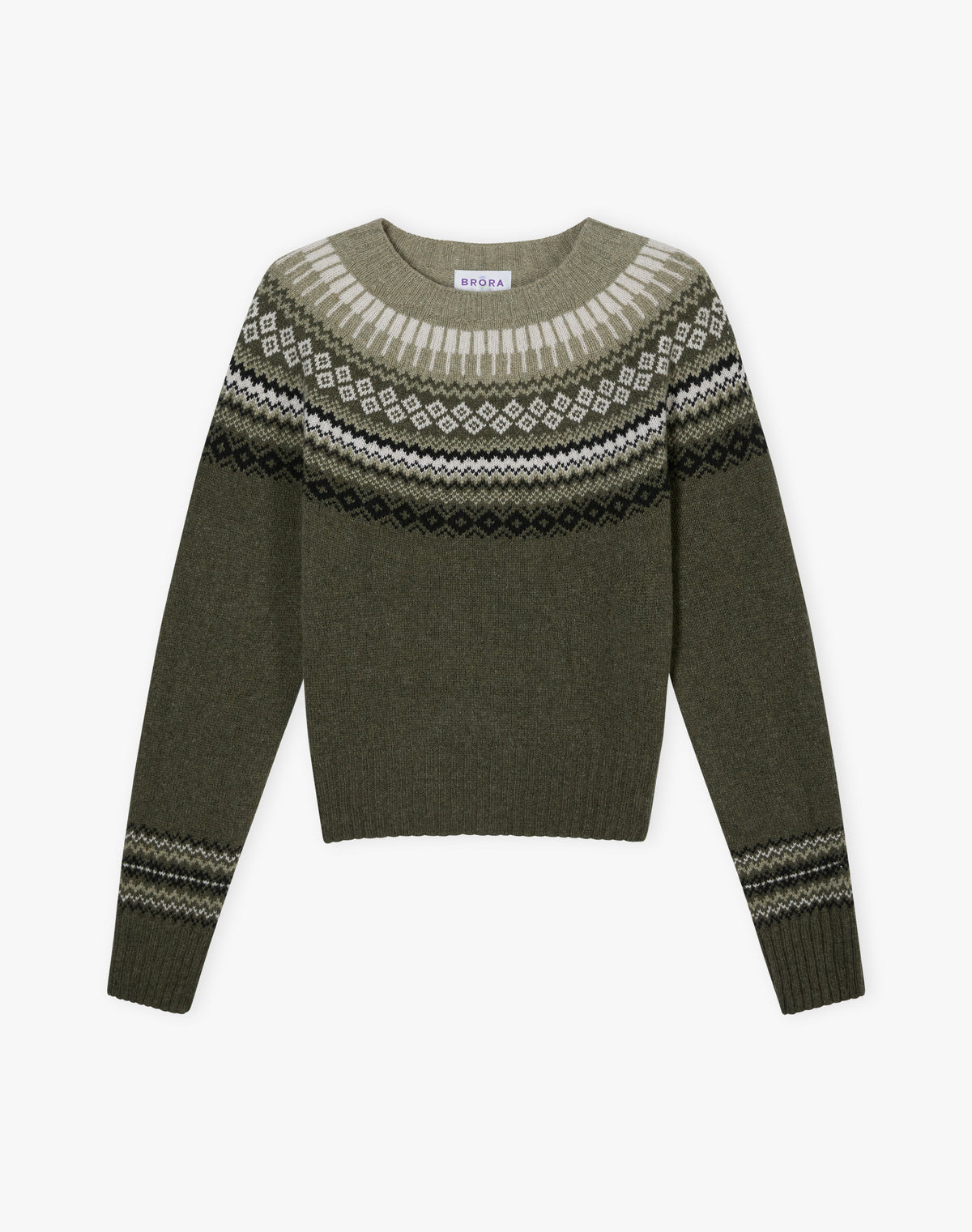 Supersoft Lambswool Fairisle Yoke Jumper
