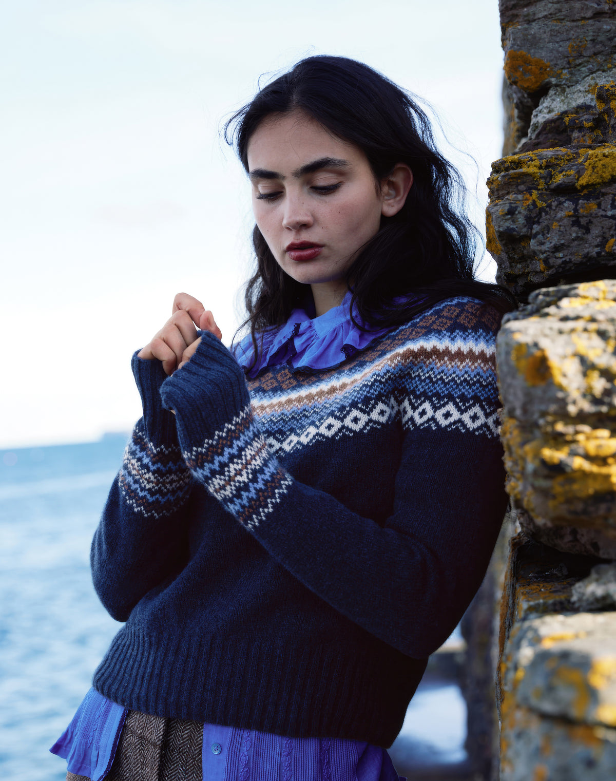 Supersoft Lambswool Fairisle Yoke Jumper