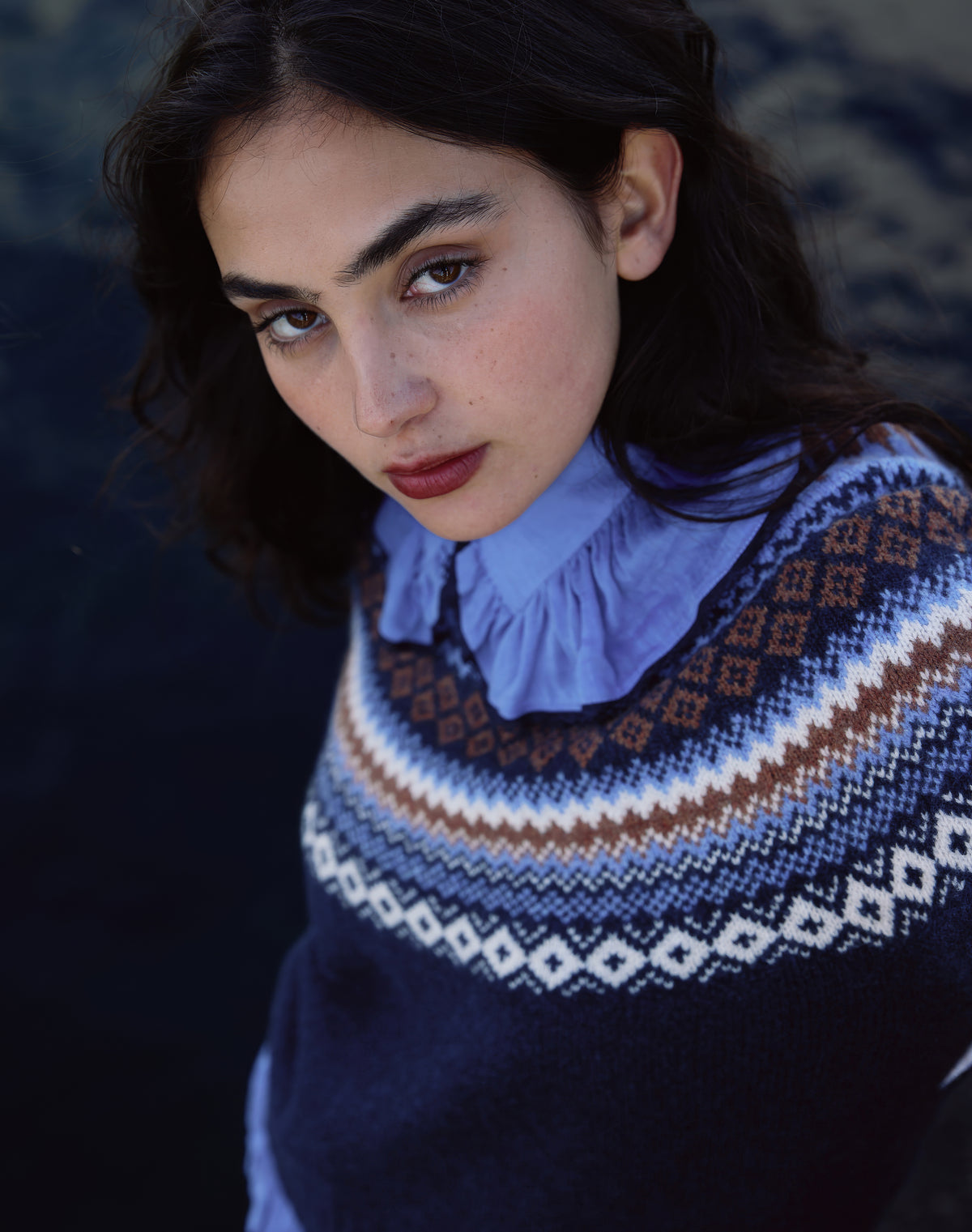 Supersoft Lambswool Fairisle Yoke Jumper