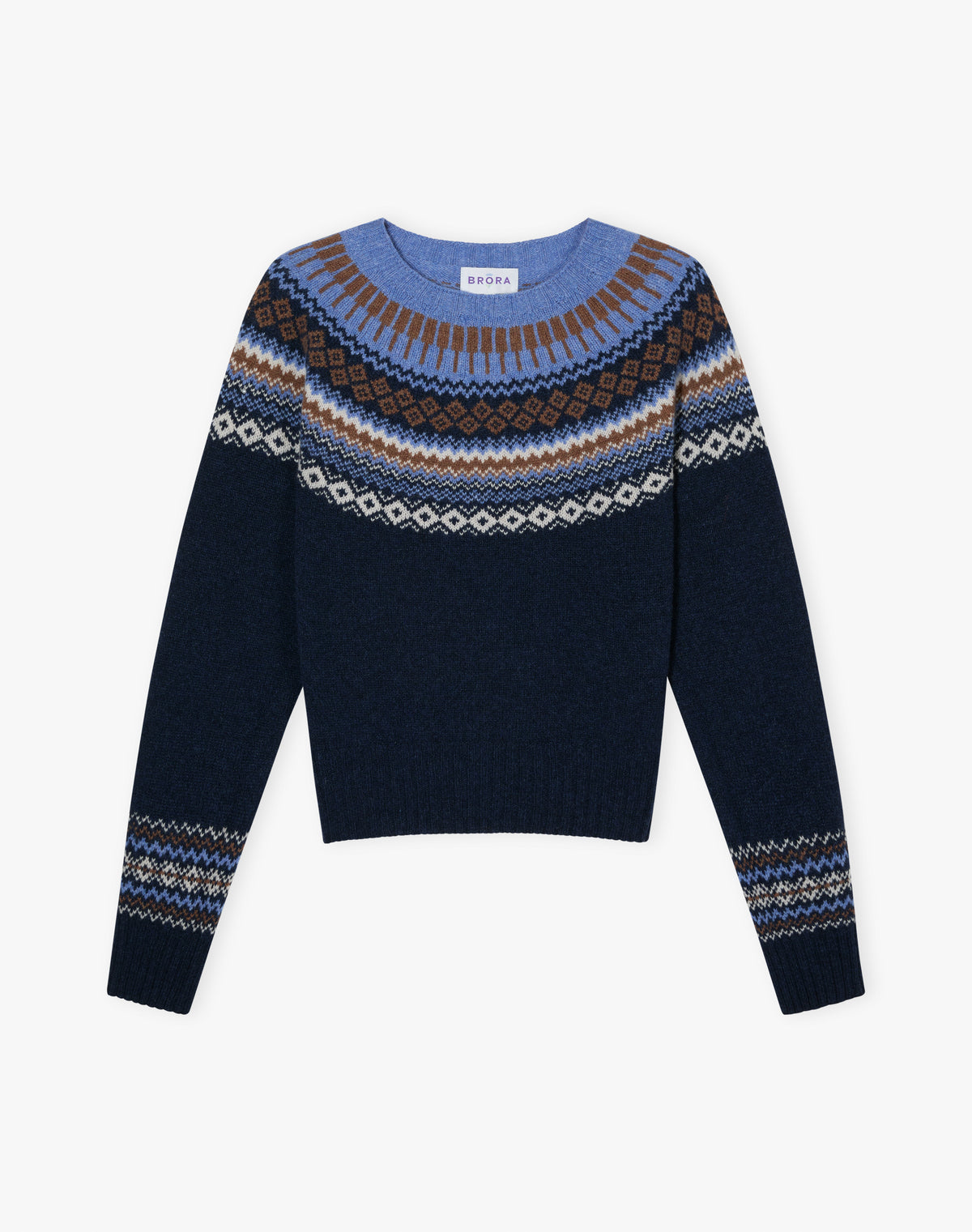 Supersoft Lambswool Fairisle Yoke Jumper