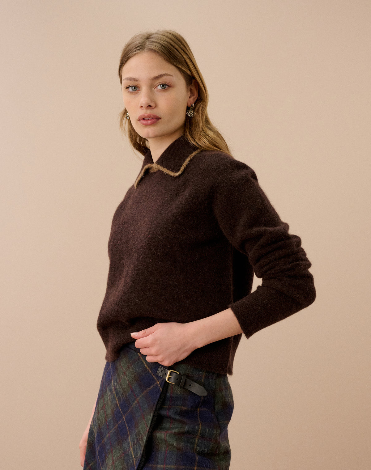 Alpaca Collared Jumper