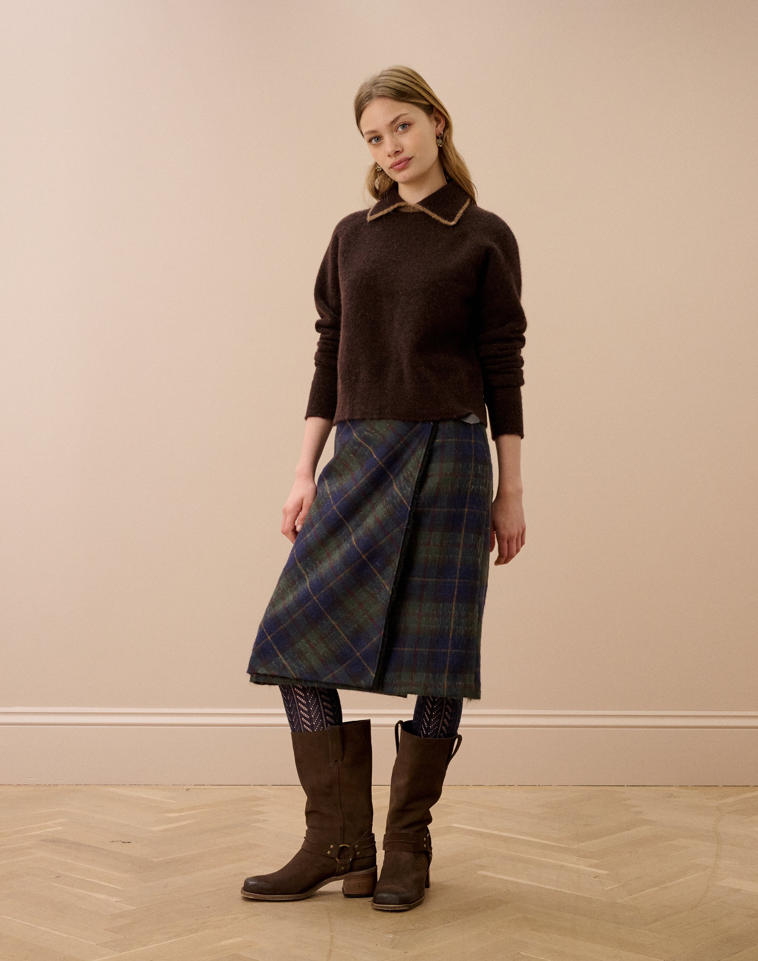 Alpaca Collared Jumper