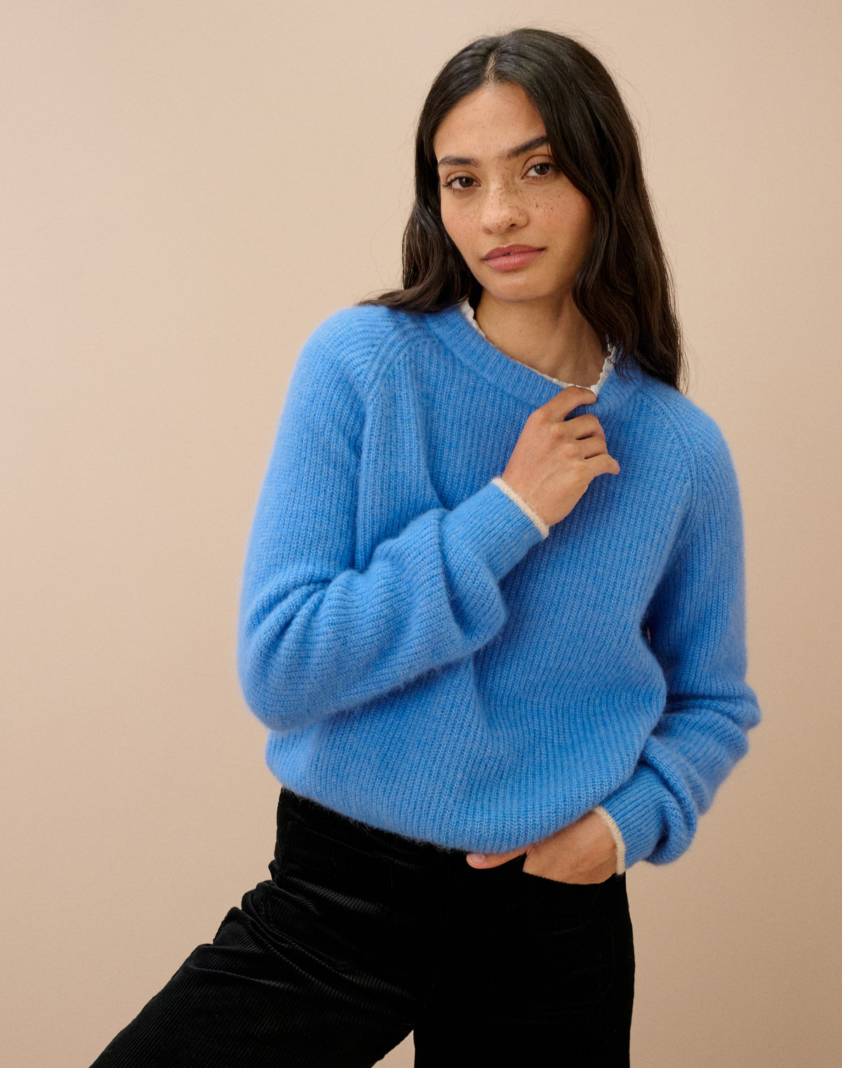 Alpaca Ribbed Jumper