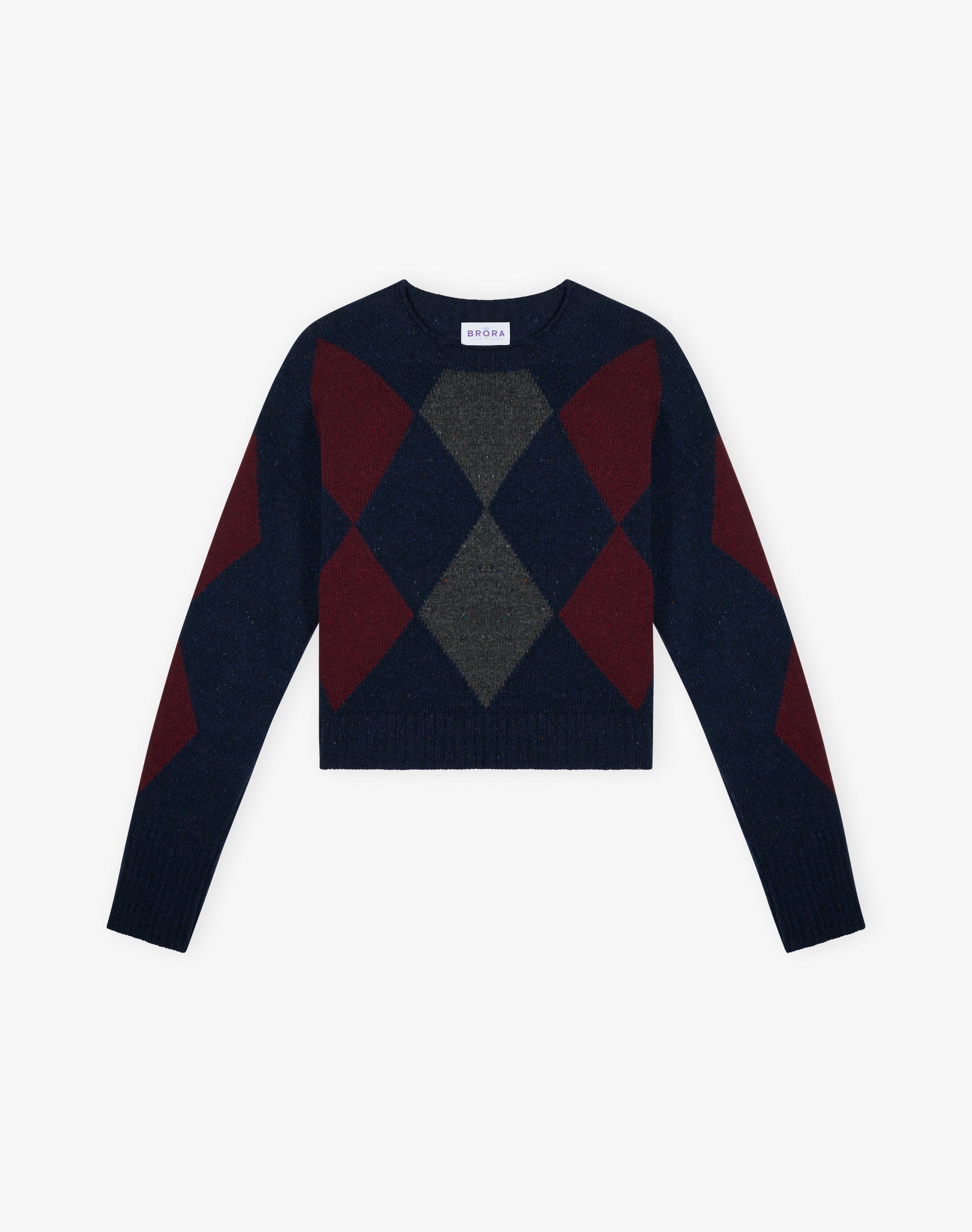 Wool Donegal Argyle Jumper