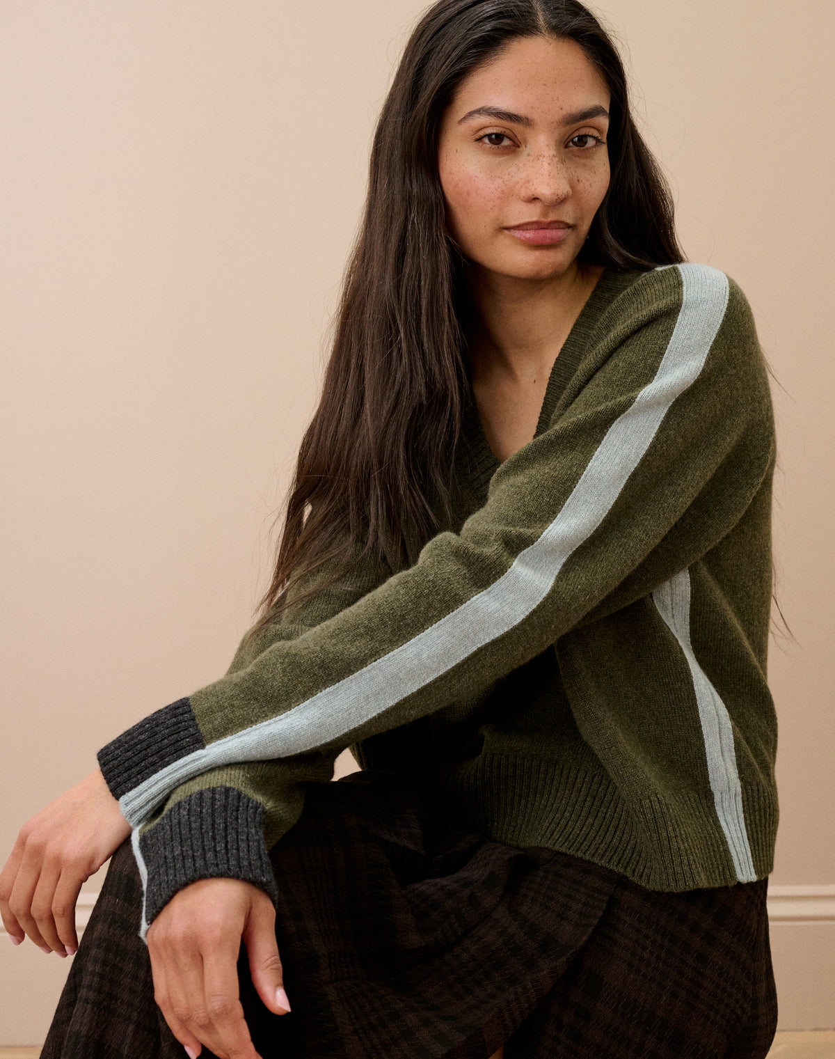 Supersoft Lambswool V Neck Jumper