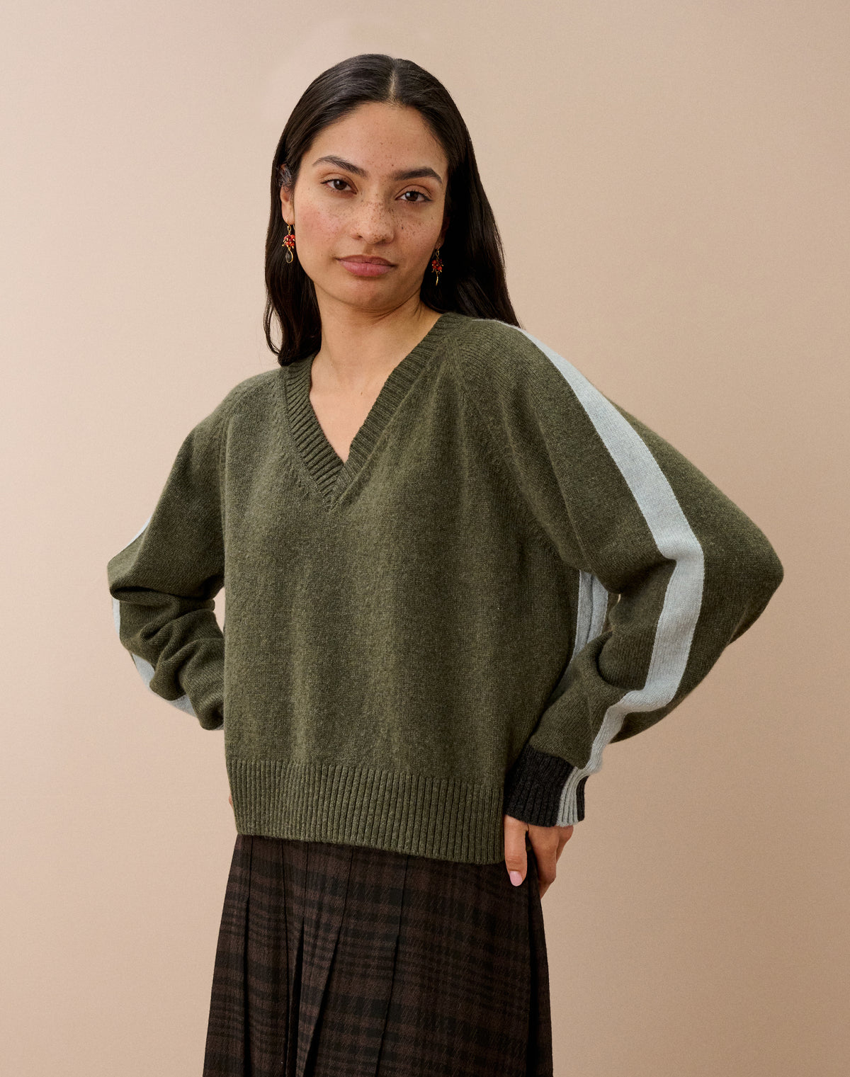 Supersoft Lambswool V Neck Jumper