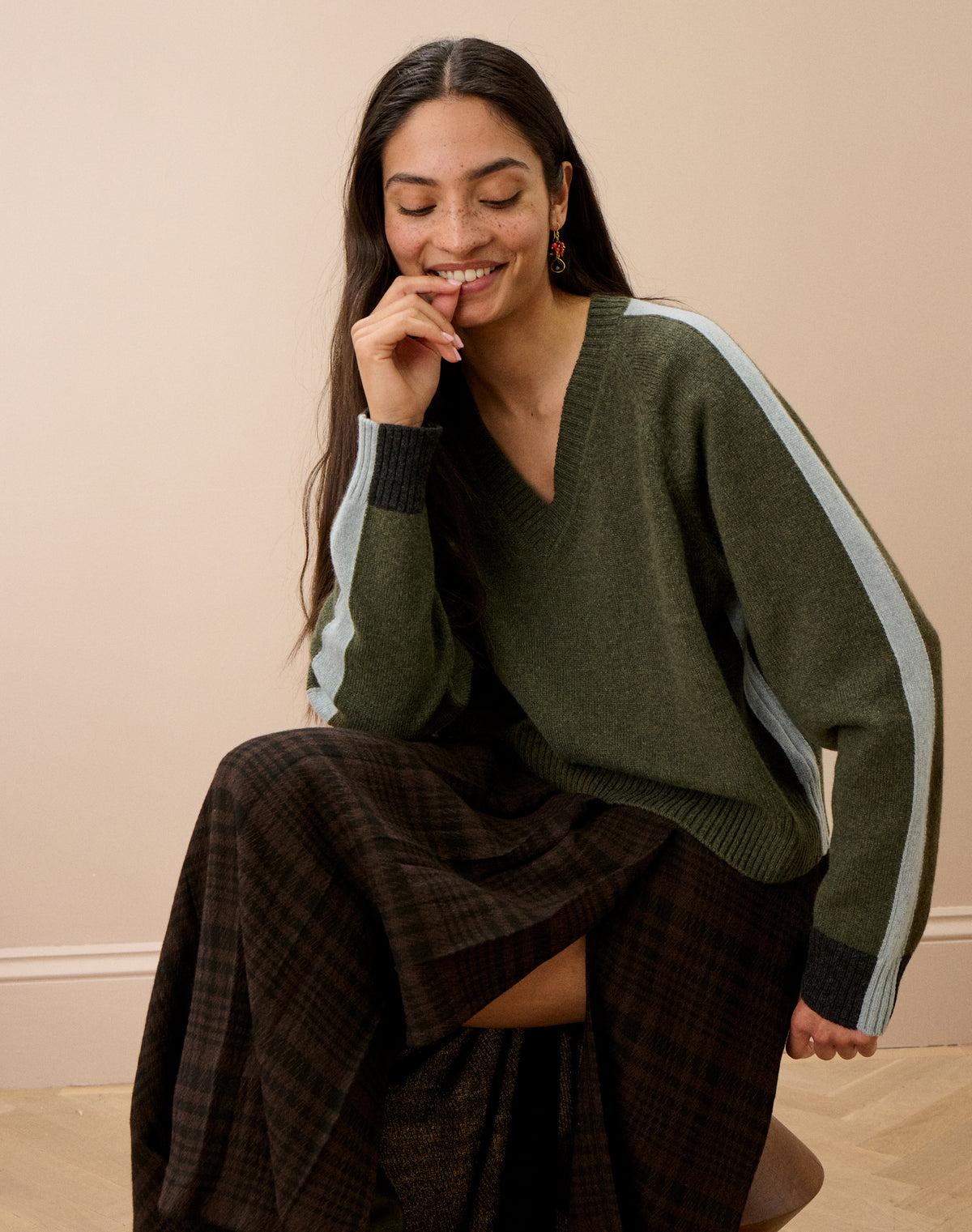 Supersoft Lambswool V Neck Jumper