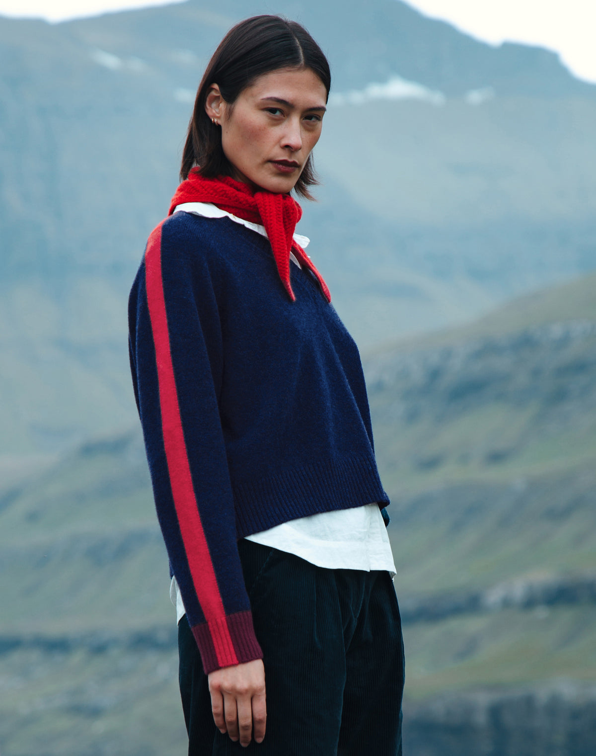 Supersoft Lambswool V Neck Jumper