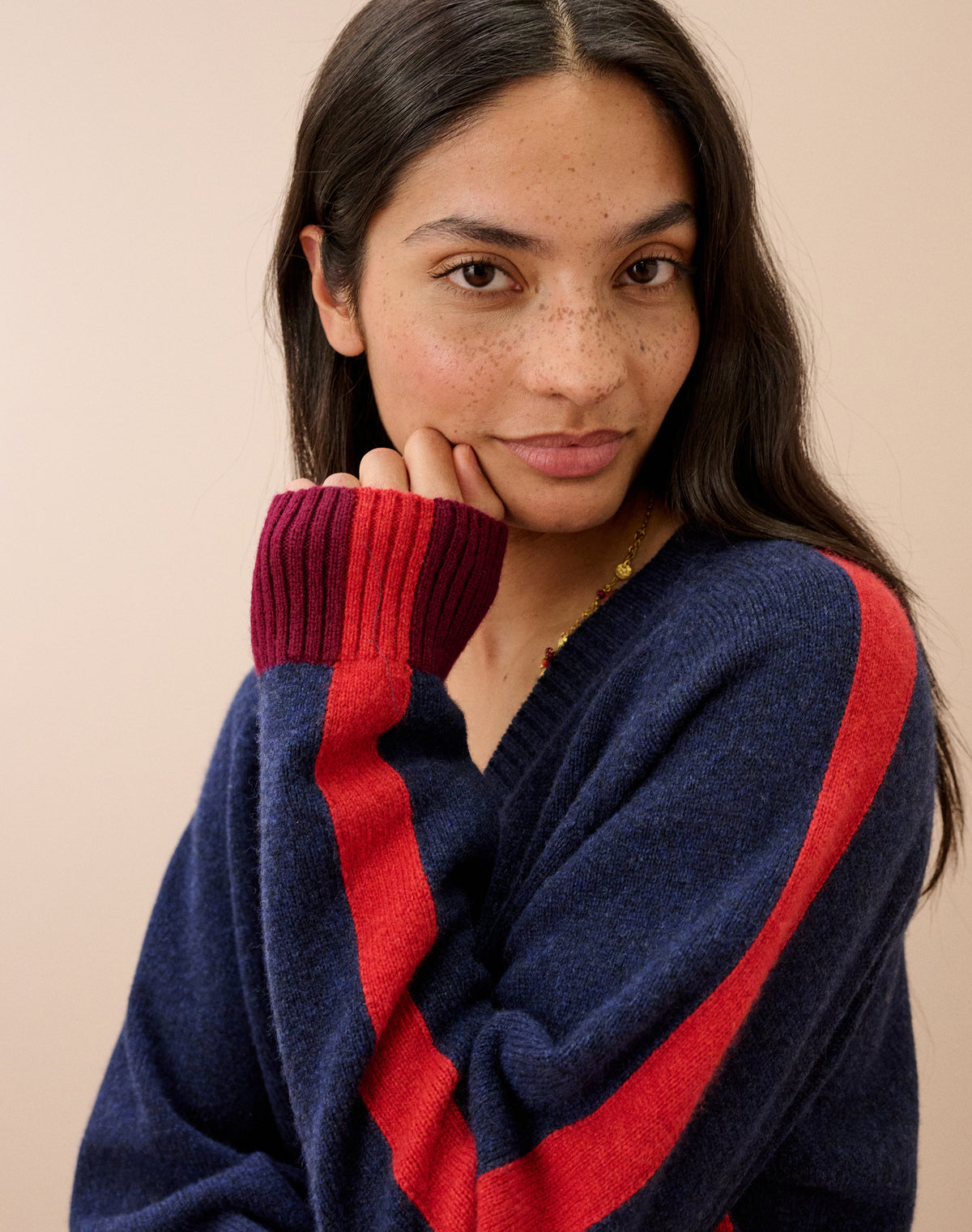Supersoft Lambswool V Neck Jumper