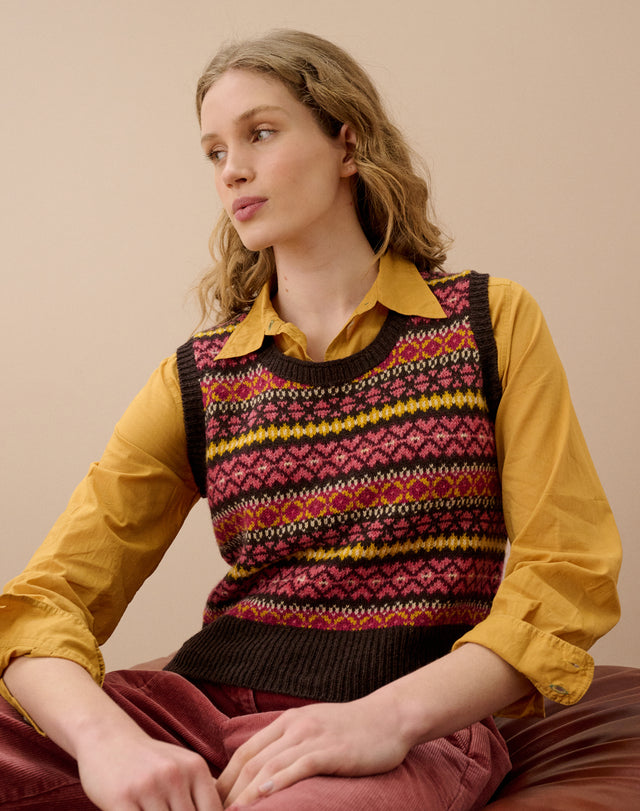 Wool Fair Isle Tank